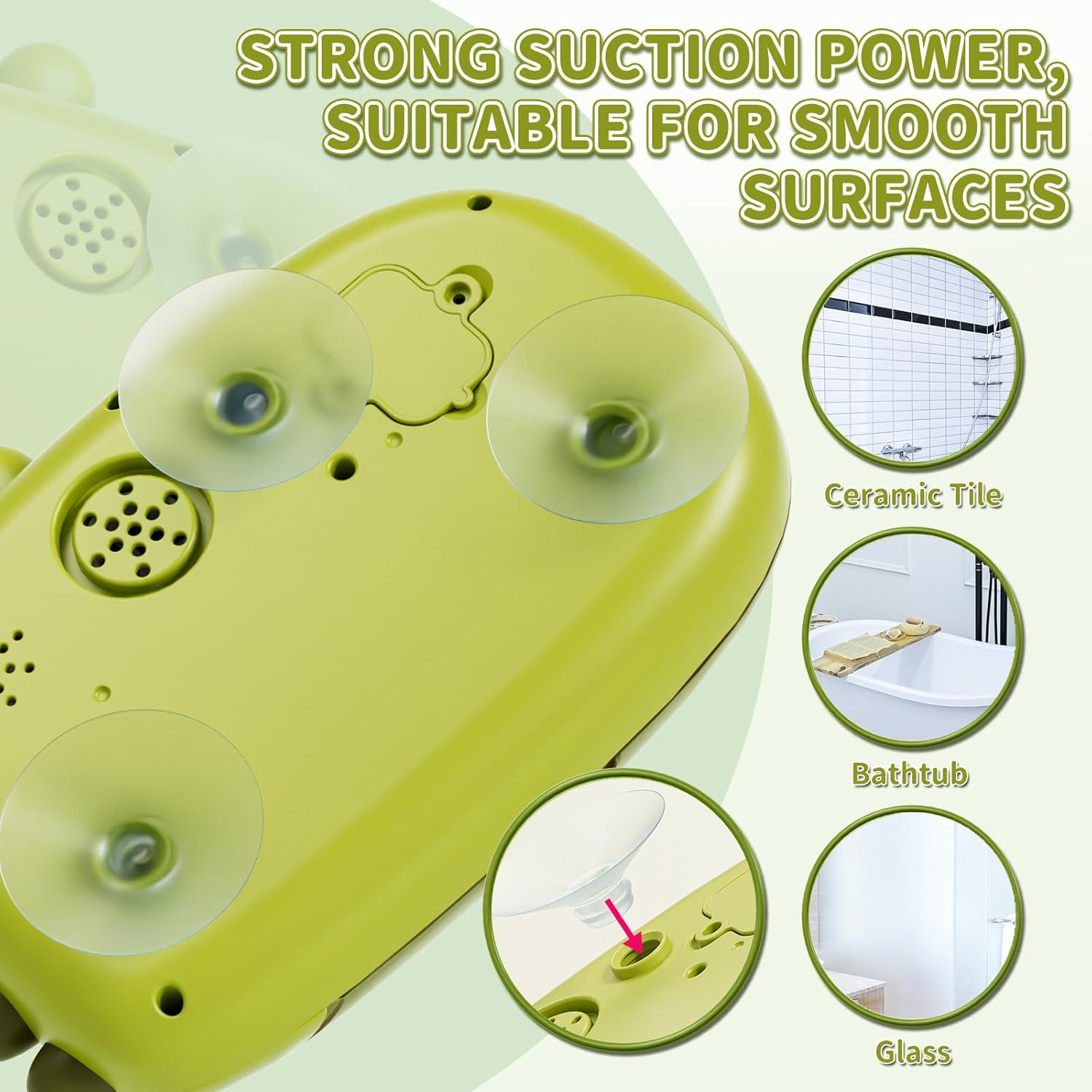 Lehoo Castle Bath Toys, Automatic Bubble Machine, Baby Bath Toys for Toddlers, Bubble Maker 1000+ Bubble per Minute with Music image number 2