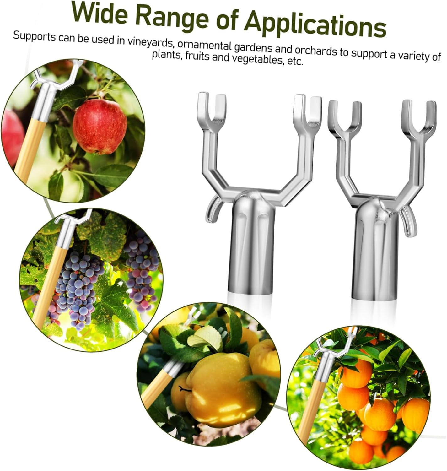 CIMAXIC 6PCS Tree Branch Supports Fruit Tree Staking Kit for Young Trees Windproof and Snowproof Garden Orchards image number 5