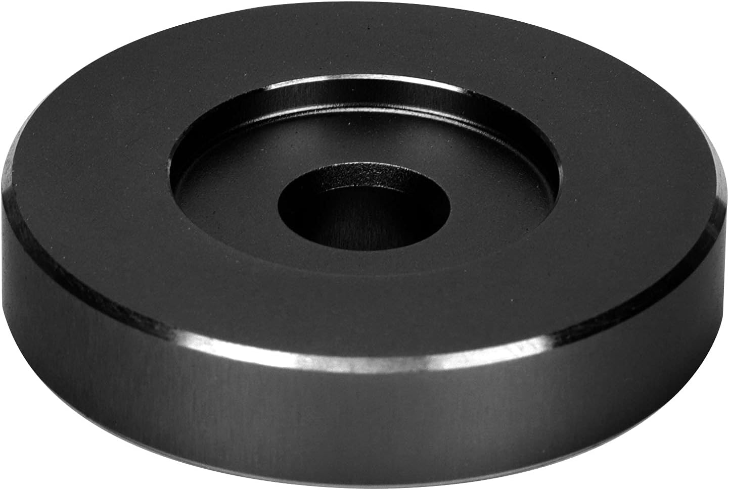 Record Turntable Adapter, 45 RPM Adapter for Most Big Hole Records Turntable, Record Dome Adapter, Made of All Aluminum, Silver/Golden/Black(Black) image number 5