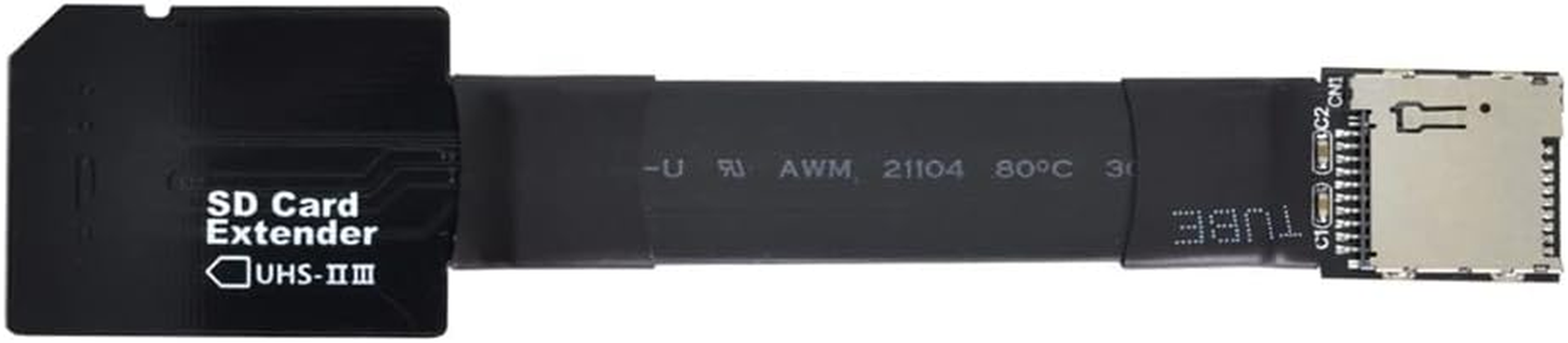 Xiwai SD Male Extender to SD Card Female Extension Cable Adapter Flexible SD/SDHC/SDXC UHS-III UHS-3