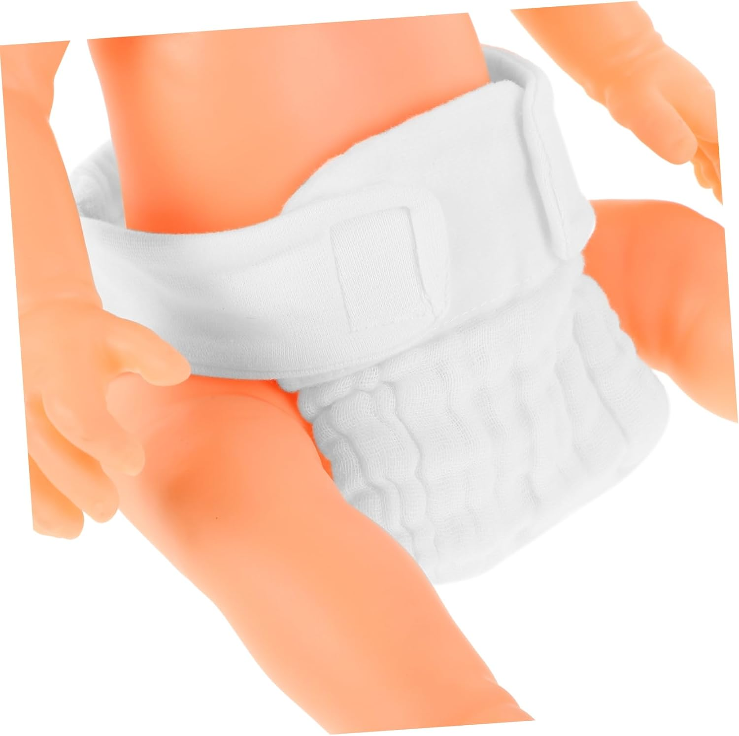 3Pcs Diaper Pants Cotton Diapers Newborn Pants for Boys Girls Washable Cloth Organic Newborn image number 5