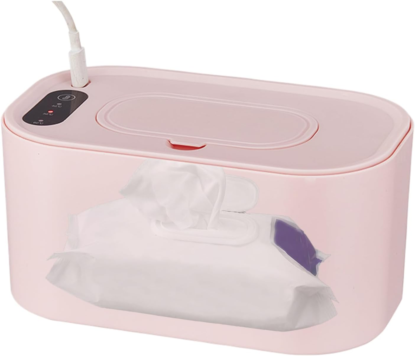 Baby Wipe Warmer - Wipe Warmer | Baby Wipes Heater | Wipe Dispenser USB Charging,Even Heating Wipes Holder with Temperature Display for Baby Wipes, Home Outdoor Travel Supply image number 5