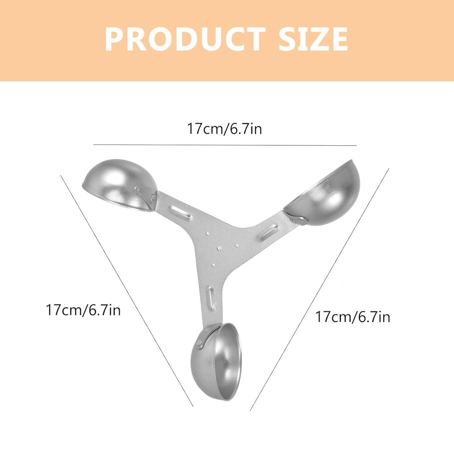 Professional Wind Speed Sensor Replacement Anemometer Wind Measurement Tool Aluminum Alloy Cup for Accurate Airflow Monitoring image number 6