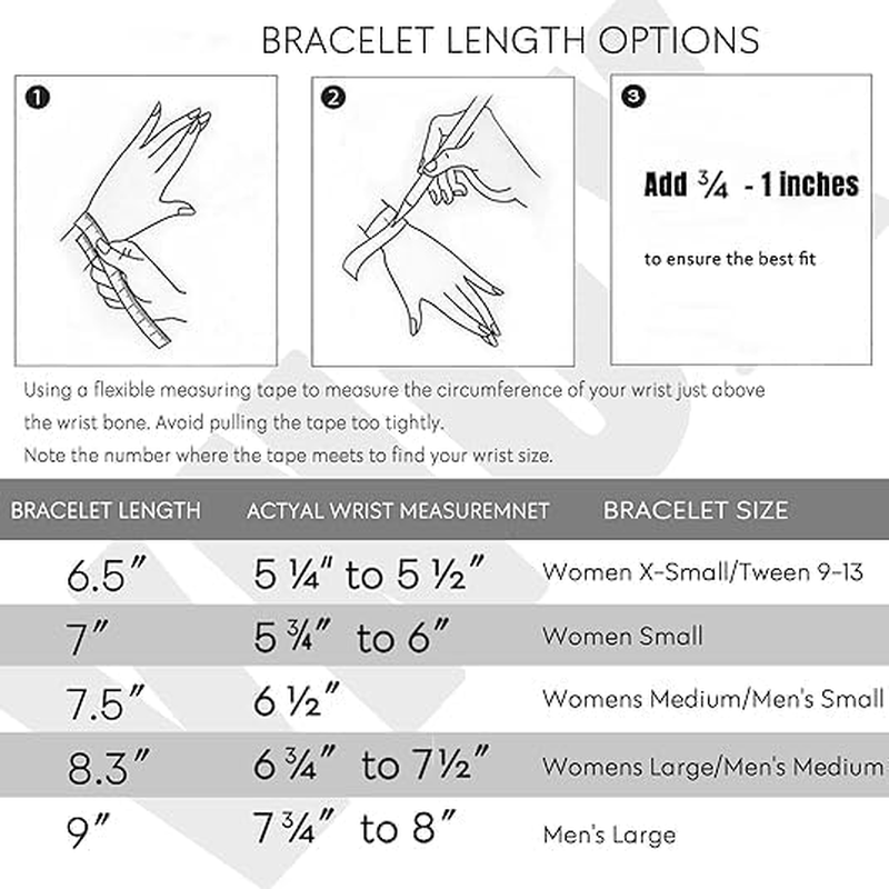 Tomovely 5 Pcs Chain Bracelet for Men Women - Sturdy Stainless Steel Curb Width Cuban Link Chain Bracelet Set for Men Women,7.4/8.2/9 Inches image number 2