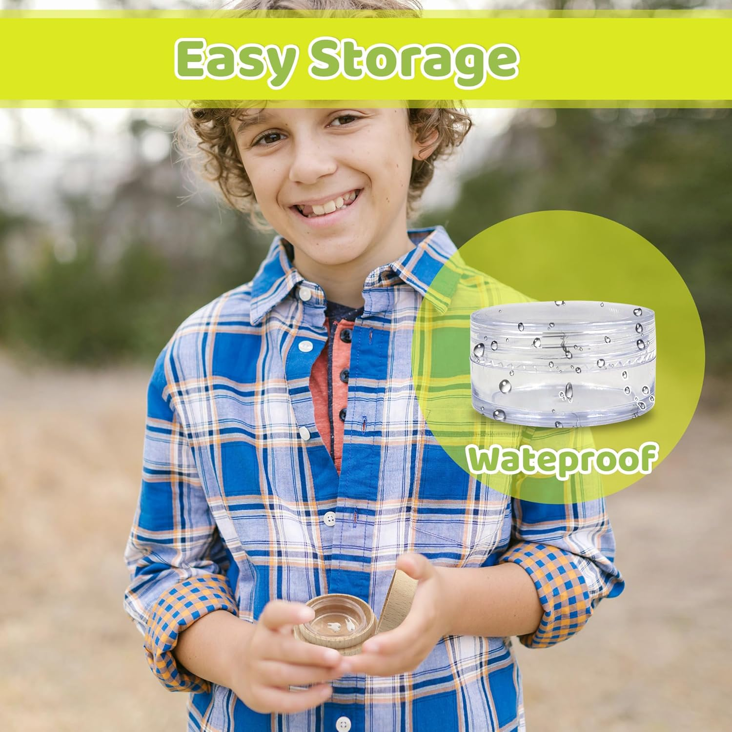 Wooden Tooth Fairy Box, Cute Tooth Fairy Tooth Holder, Tooth Fairy Kit with Tooth Fairy Coin and Transparent Storage Box, 3D Carved First Tooth Keepsake Box for Lost Teeth (Smiley)