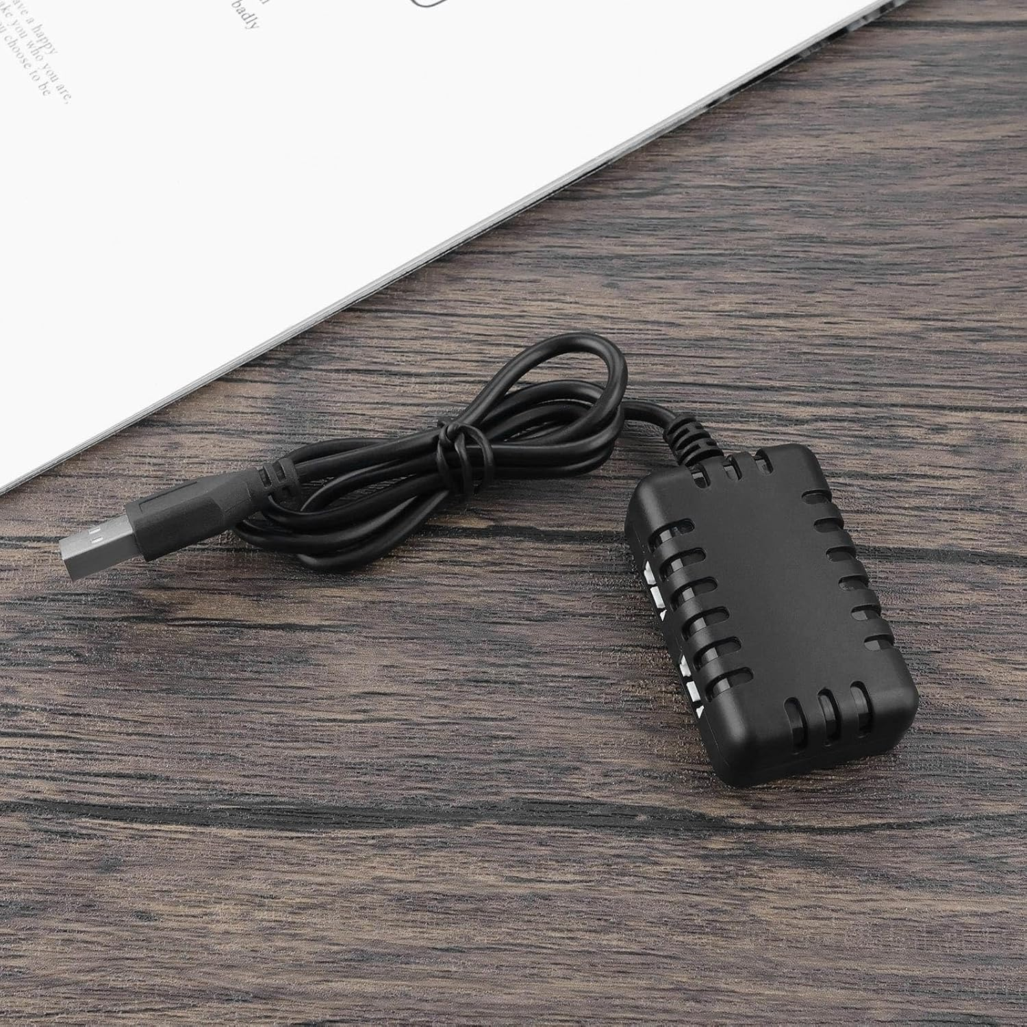 SING F LTD 1PC 7.4V 1 to 2 Charger Lithium Battery Charger with XH-3P Connector for Remote Control Drone Quadcopter Remote Control Boat 55Cm Black image number 1