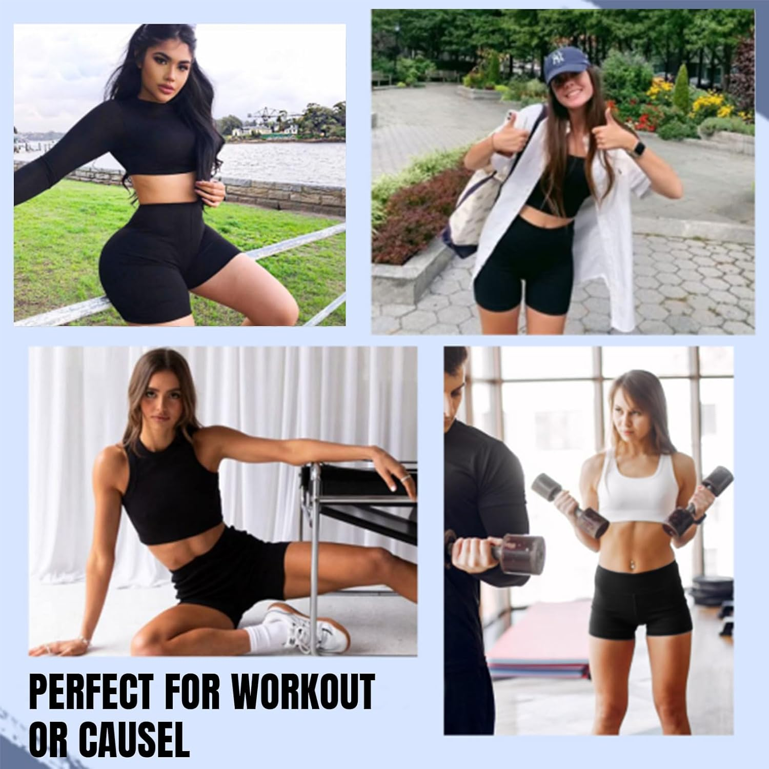 Lyvixora High Waisted Yoga Shorts for Women - Soft & Stretchy Gym Shorts, Running & Cycling, Workout Activewear with Pockets Black (XXL)