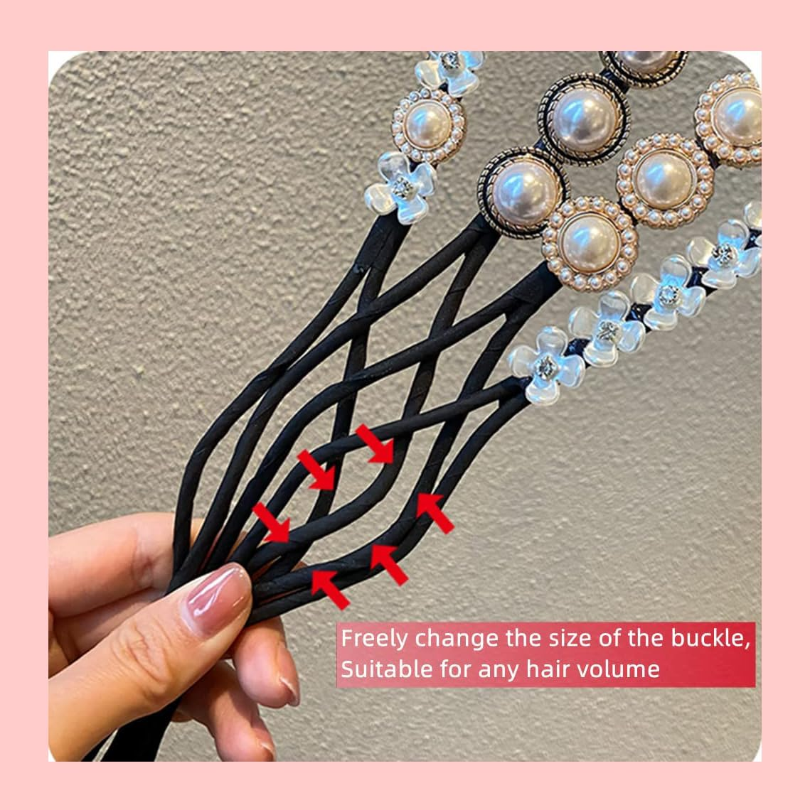 4PCS Women'S Hair Bun Makers - Classy Magic Clips, Reusable & Quick Easy Bun Styling Tools image number 5