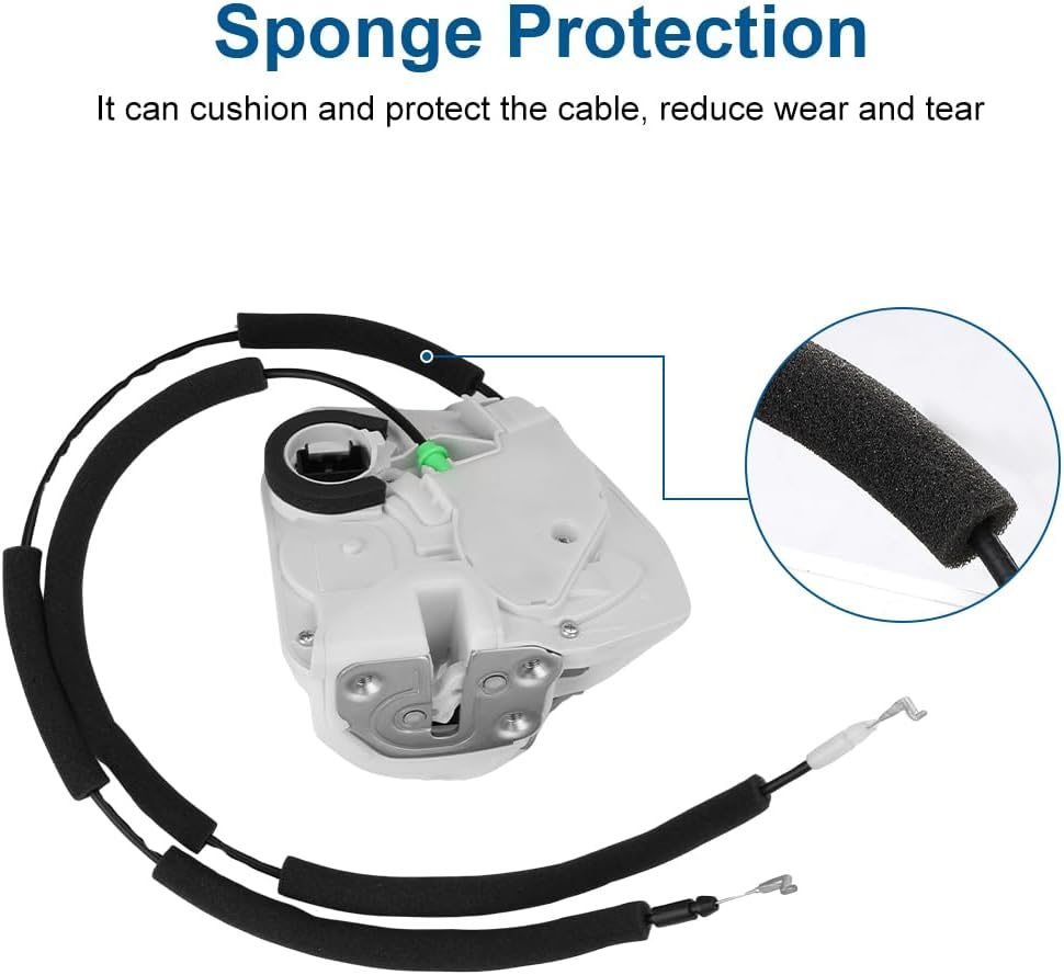 WMPHE Front Left Driver Side Lock Actuator Compatible with Mazda 3 2010-2013, Door Latch Assembly Replacement for BBM459310E image number 4