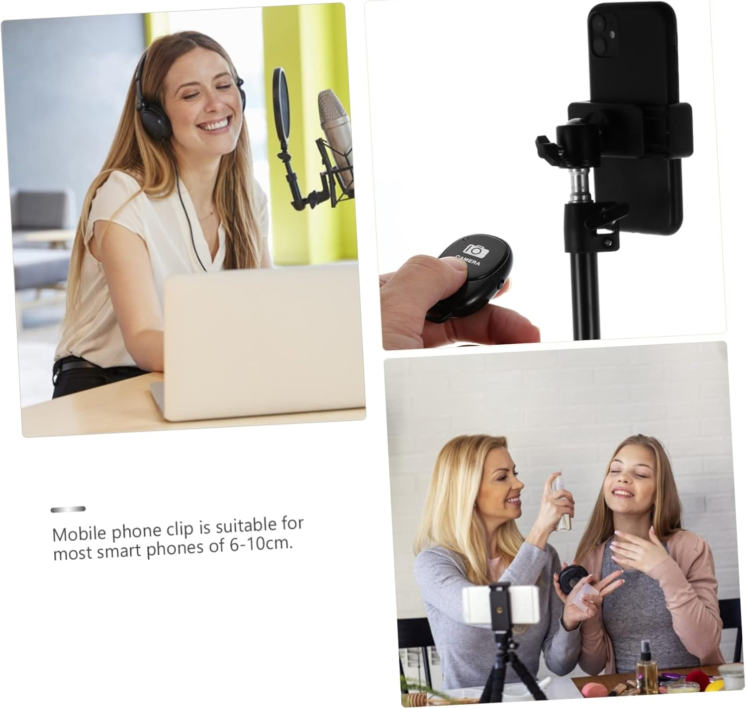 Live Streaming Phone Holder Stand Phone Suction Vacuum Suction Holder for Stand Accessory image number 4