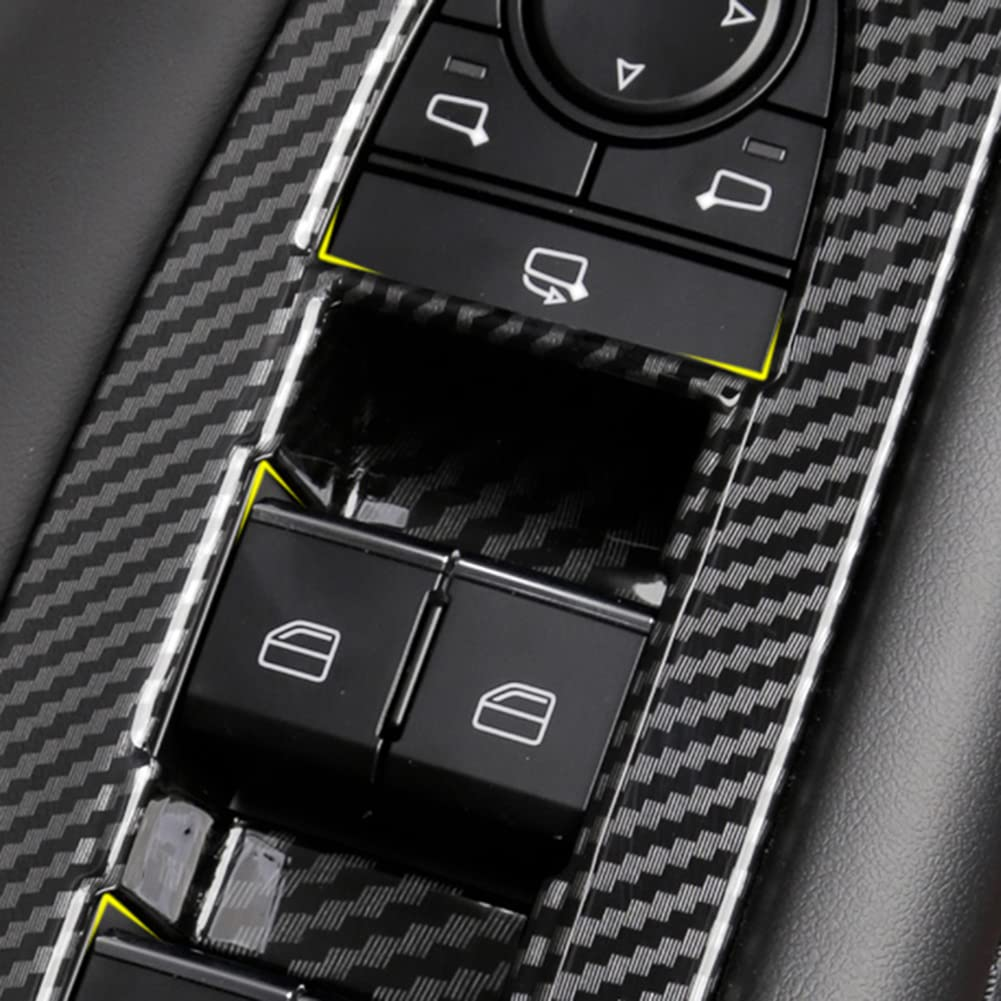AOKIO Interior Door Window Switch Panel Cover, Door Lock Control Button, Trim for Mazda 3 Sedan Hatchback Mazda Cx30, Accessories 2020 2021 2022 2023 2024 image number 4