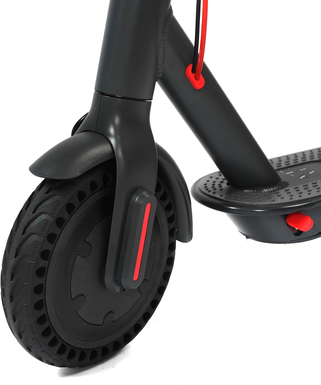 1000W Pro Model Electric Scooter 50Km/H Speed 60Km Range 130Kg Limit 8.5Inch Portable Foldable Bike - White image number 7