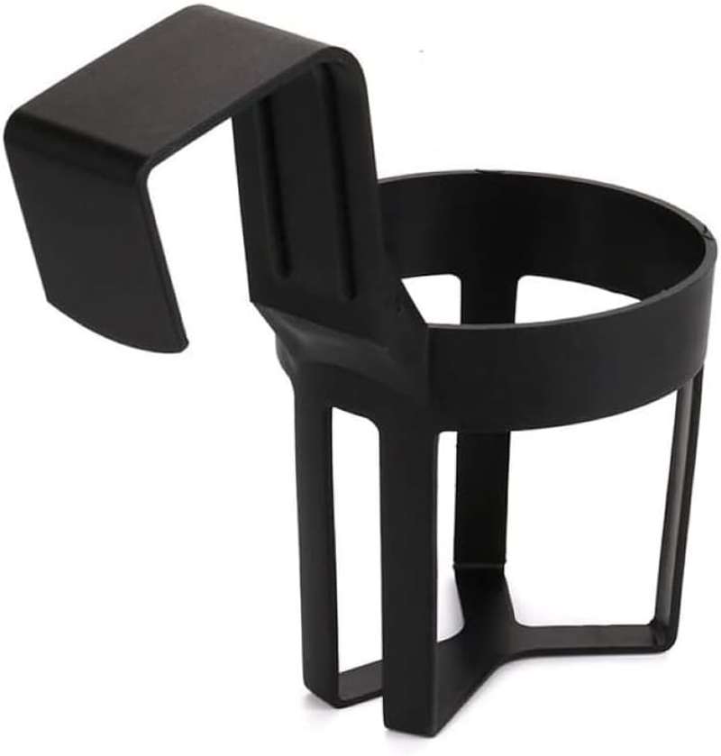 AIMALL 4PCS Universal Vehicle Car Truck Case Door Mount Drink Bottle Cup Holder Stand, Easy Installation, Fits Standard Cans and Bottles, Black