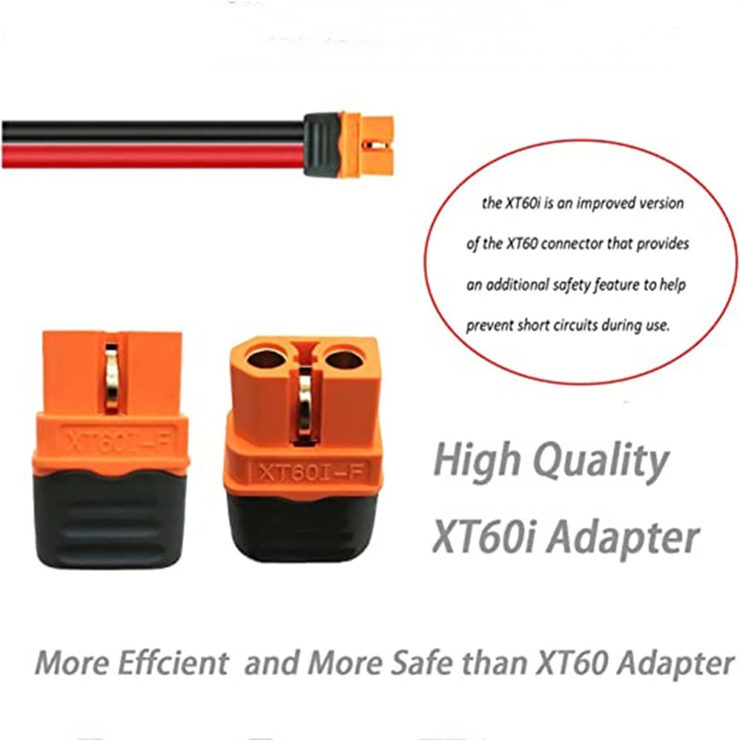 Xt60I Solar Charging Cable 12AWG 5FT - Solar Panel to Lifepo4 Battery Adapter, Heavy Duty Extension Cord for Ecoflow/Delta PRO, RV Off-Grid Solar Generator image number 4