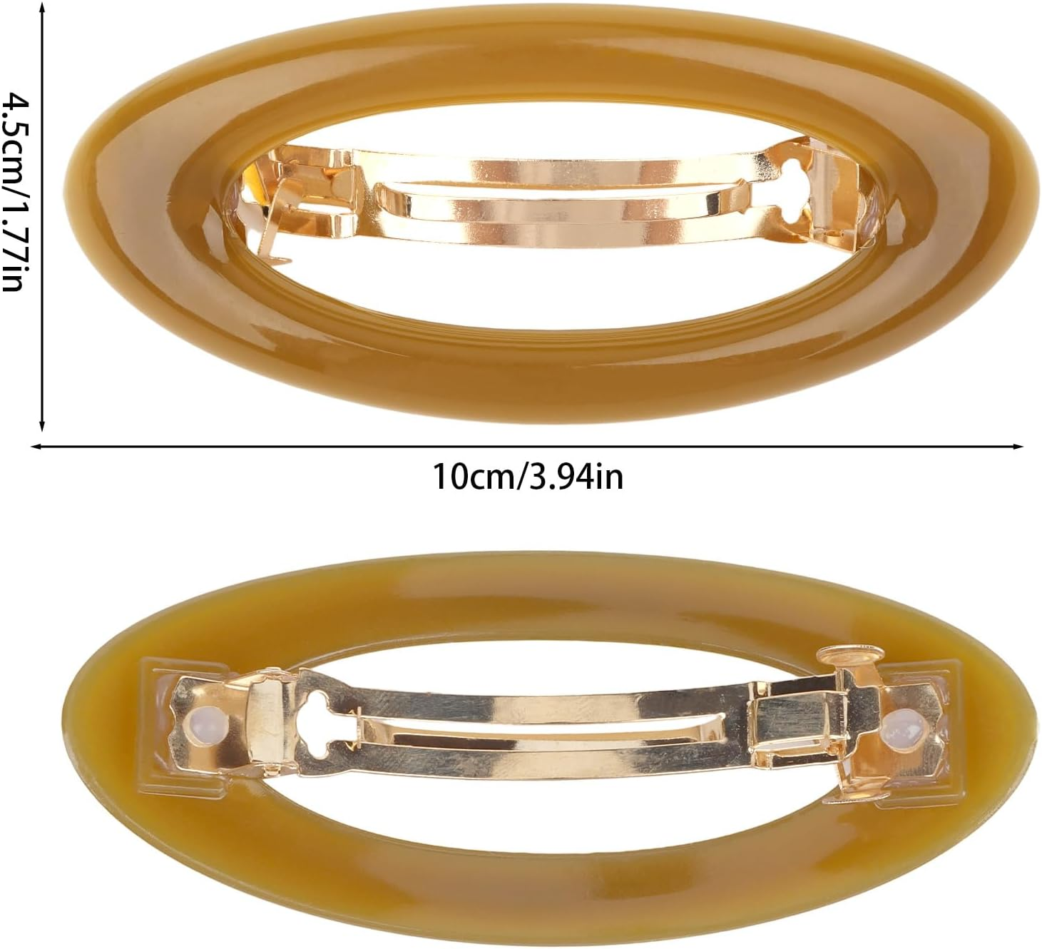 Srotmirw Women'S Hair Clips, Pack of 4 Oval Shaped Hair Accessories for Women and Girls to Choose From image number 1