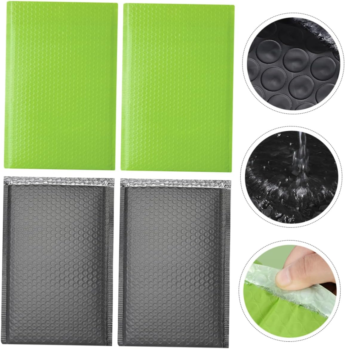 COHEALI Thickened Matte Film Bubble Pouch for Electronics Neoprene Bag for Clothing image number 6