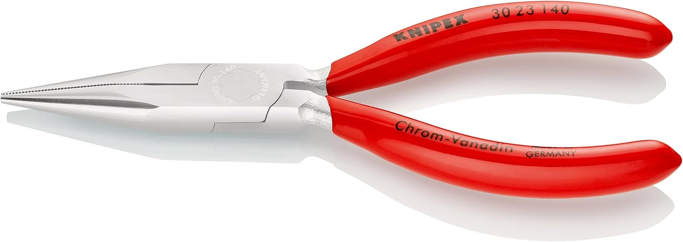 Knipex 30 21 140 Long Nose Plier, 42 Mm Jaw Length X 2.5 Mm Tips Width image number 1