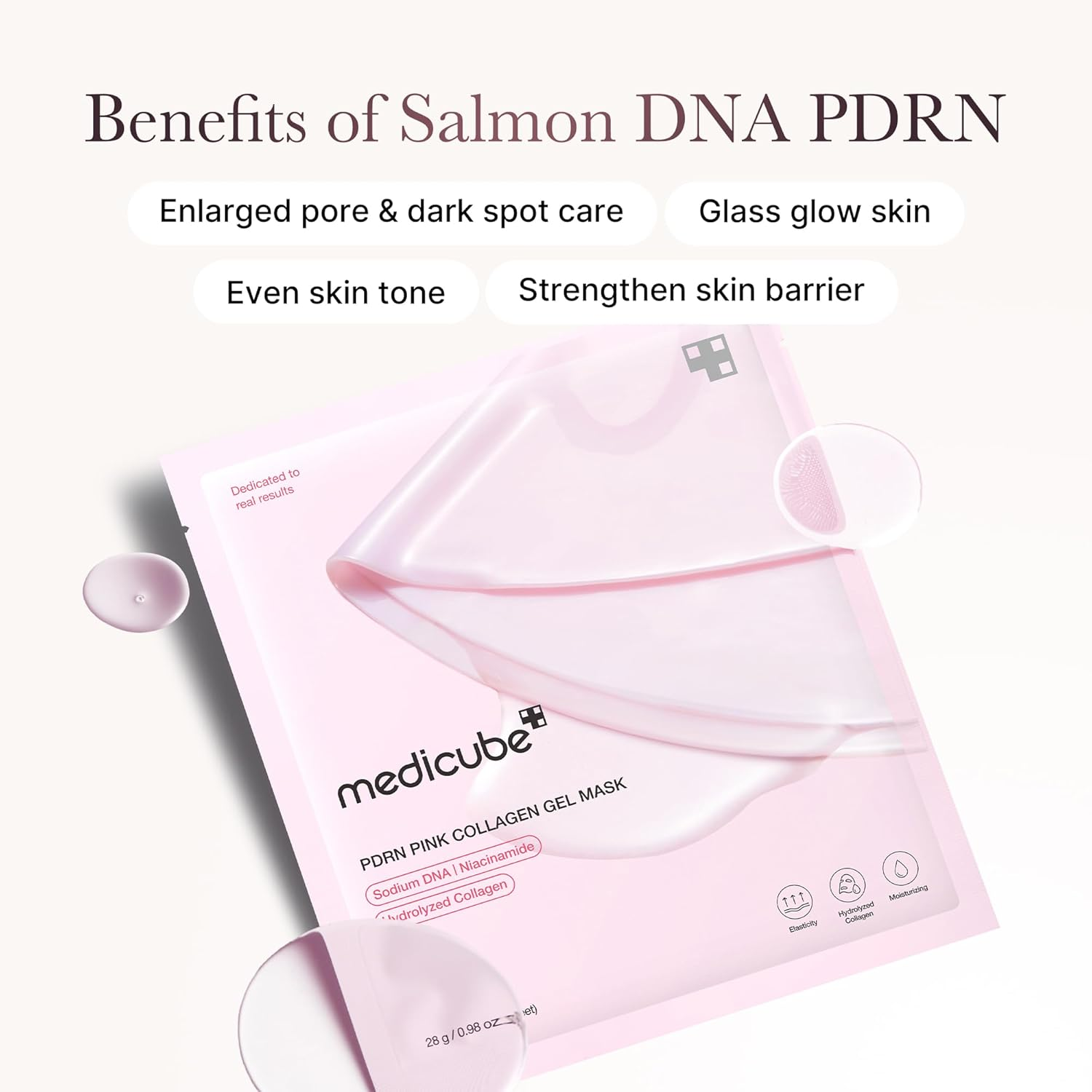 MEDICUBE - PDRN Pink Collagen Gel Mask X 1 Pc image number 4