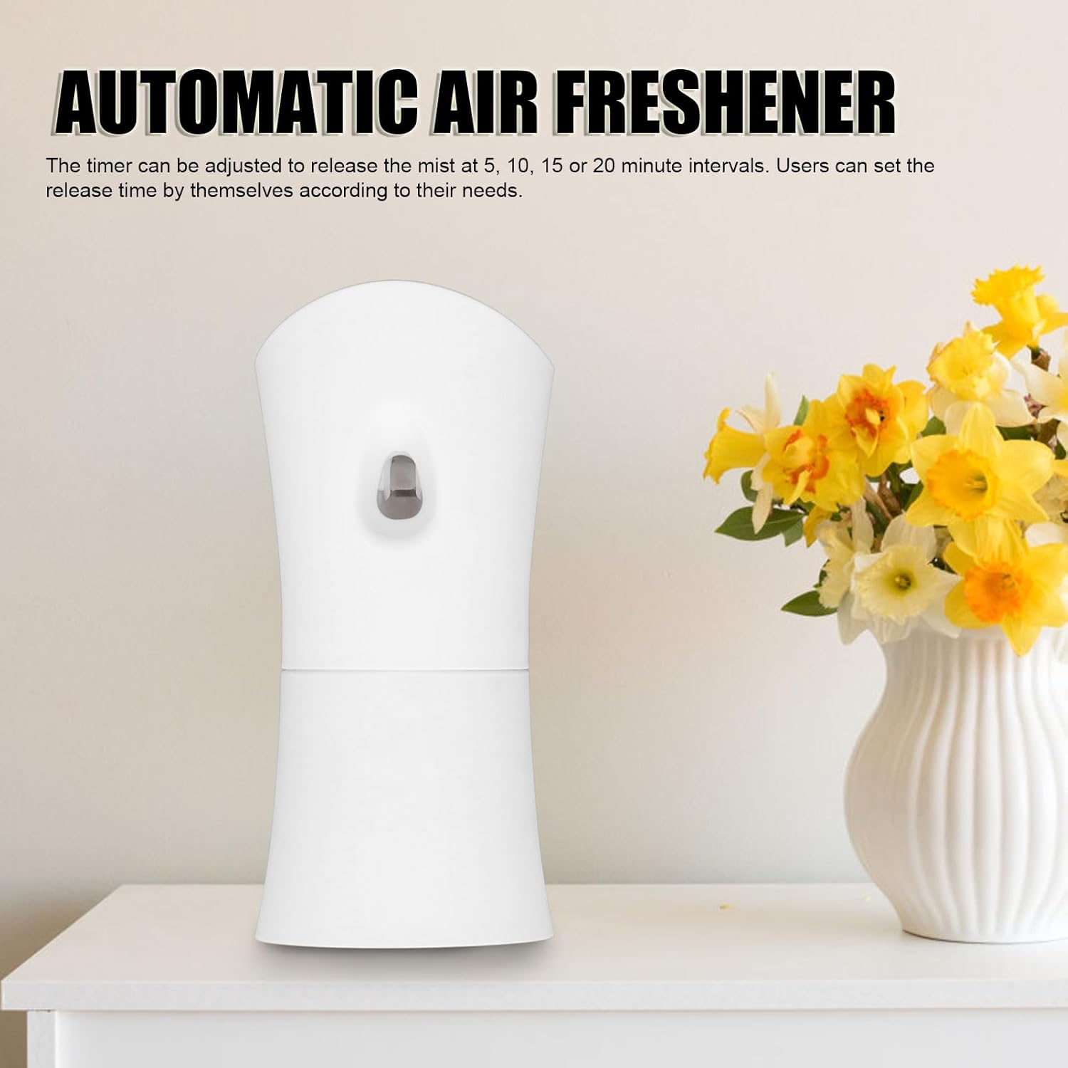 Automatic Fragrance Sprayer with Timer, Desktop Wall Mounted Auto Air Freshener, 320Ml Capacity, for Home Hotel Lobby Meeting Rooms image number 3