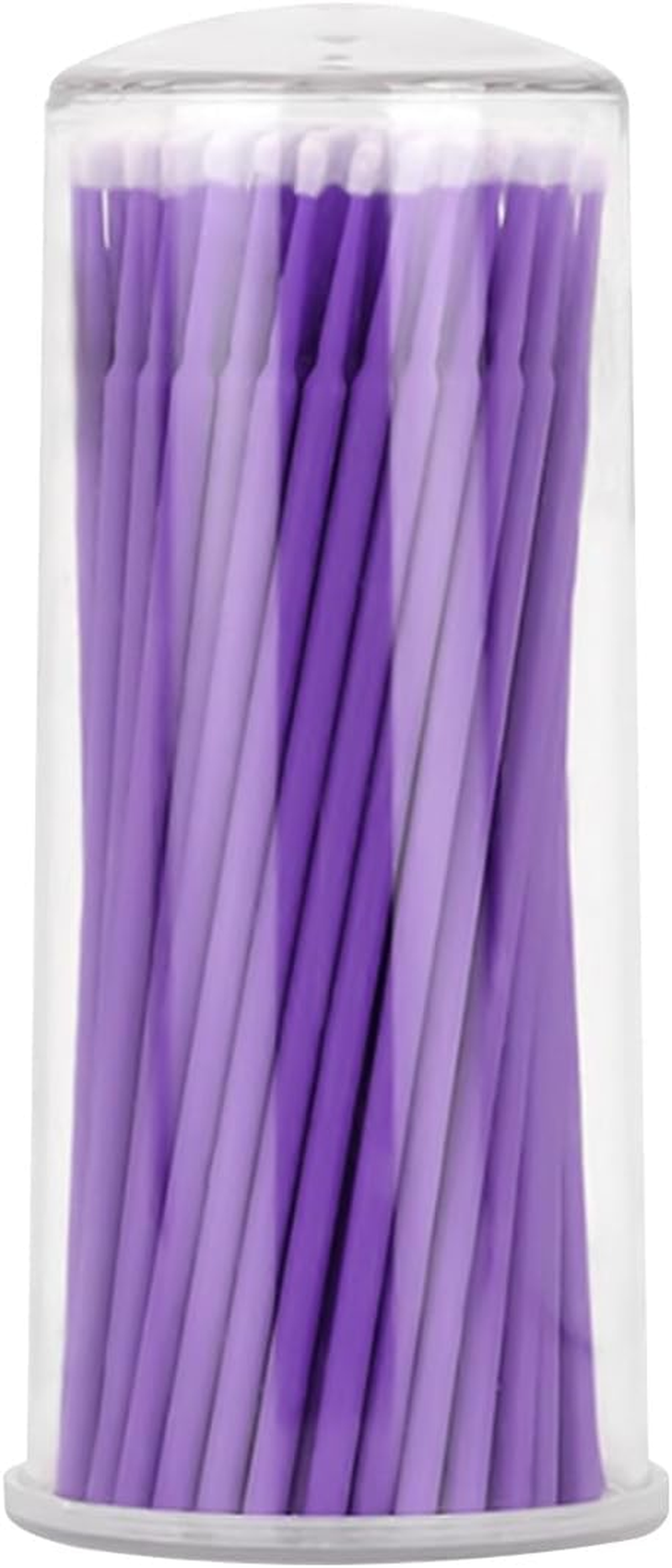 100Pack 1.5Mm Touch up Paint Brushes, Repair Paint Brushes, Disposable Cotton Swabs Micro Applicators for Car Paint Chip Repair Automotive Scratch (Light Purple)