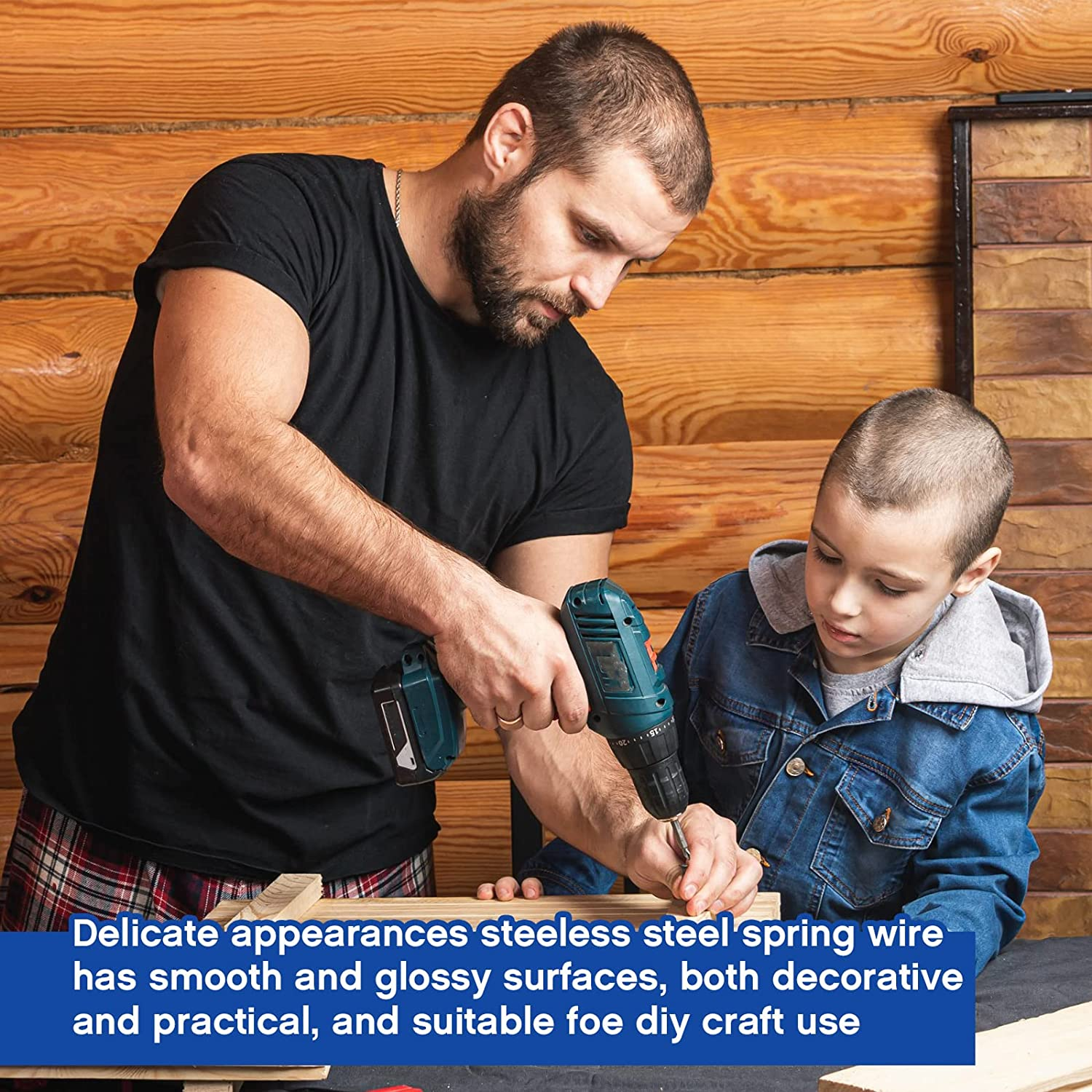 104 Pcs 40 Cm Stainless Steel Spring Music Wire, 12 Different Straight Full Hard Spring Steel Wire, 0.3 Mm, 0.4 Mm, 0.5 Mm, 0.6 Mm, 0.8 Mm, 1 Mm, 1.2 Mm, 1.4 Mm, 1.6 Mm, 1.8 Mm, 2 Mm, 3 Mm image number 6