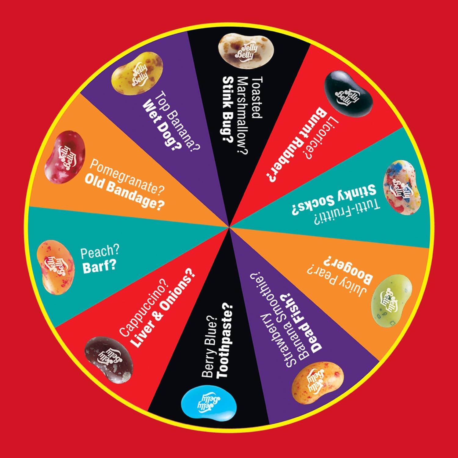 Jelly Belly Bean Boozled 100G with Wheel - American Candy - Bizarre Tastes Challenge - Jelly Beans Challenge - Fun & Extreme Game - Ideal for Parties, EVG/EVJF & Parties image number 6
