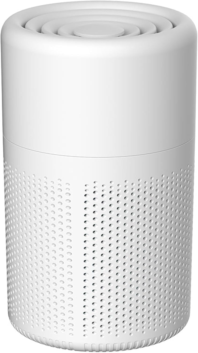 Air Purifier for Bedroom &ndash; 3-In-1 HEPA Air Filter, Quiet 20Db Desktop Air Cleaner with Fragrance, Portable for Pet, Smoke, Pollen, Odor, Office, Living Room image number 2