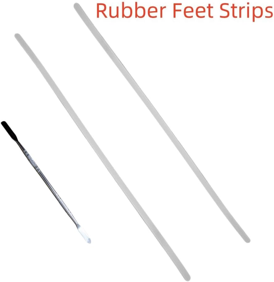 Rubber Feet Strips Replacement for Surface Laptop Studio 14.4 Inch with Stainless Steel Lever Laptop Bottom Case Non-Slip Bumper Rubber Foot Strips Grey image number 6