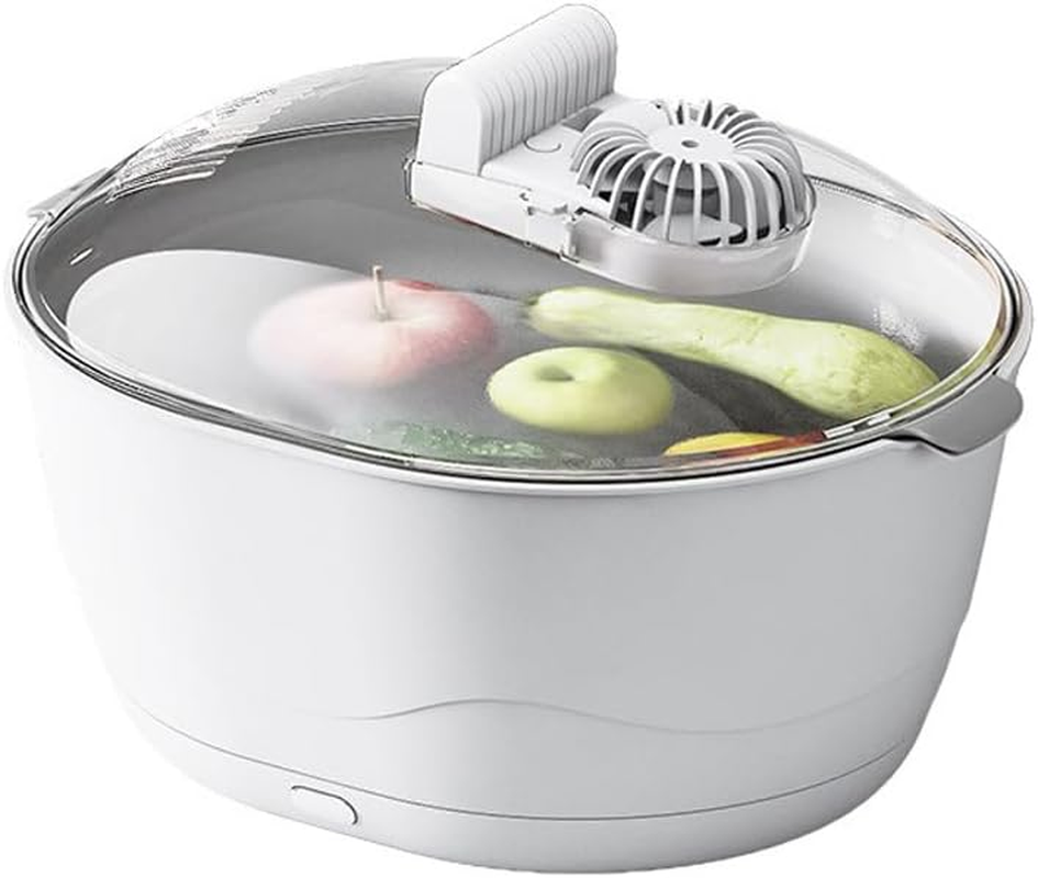 Tootoo 5-In-1 Food Thawer Fresh-Keeping Thawing Tray W/Drainer Household Fruit & Vegetable Cleaning Basket image number 6