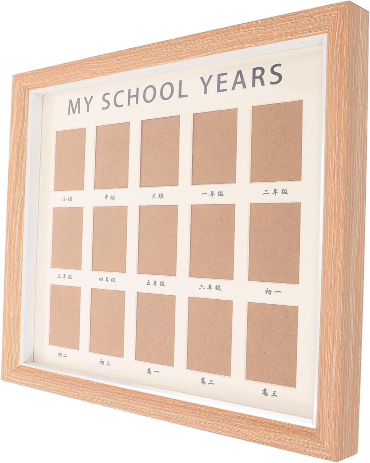 Toyvian School Years Photo Frame Commemorative Boys and Girls Growth Record Wall-Mounted Decor image number 3