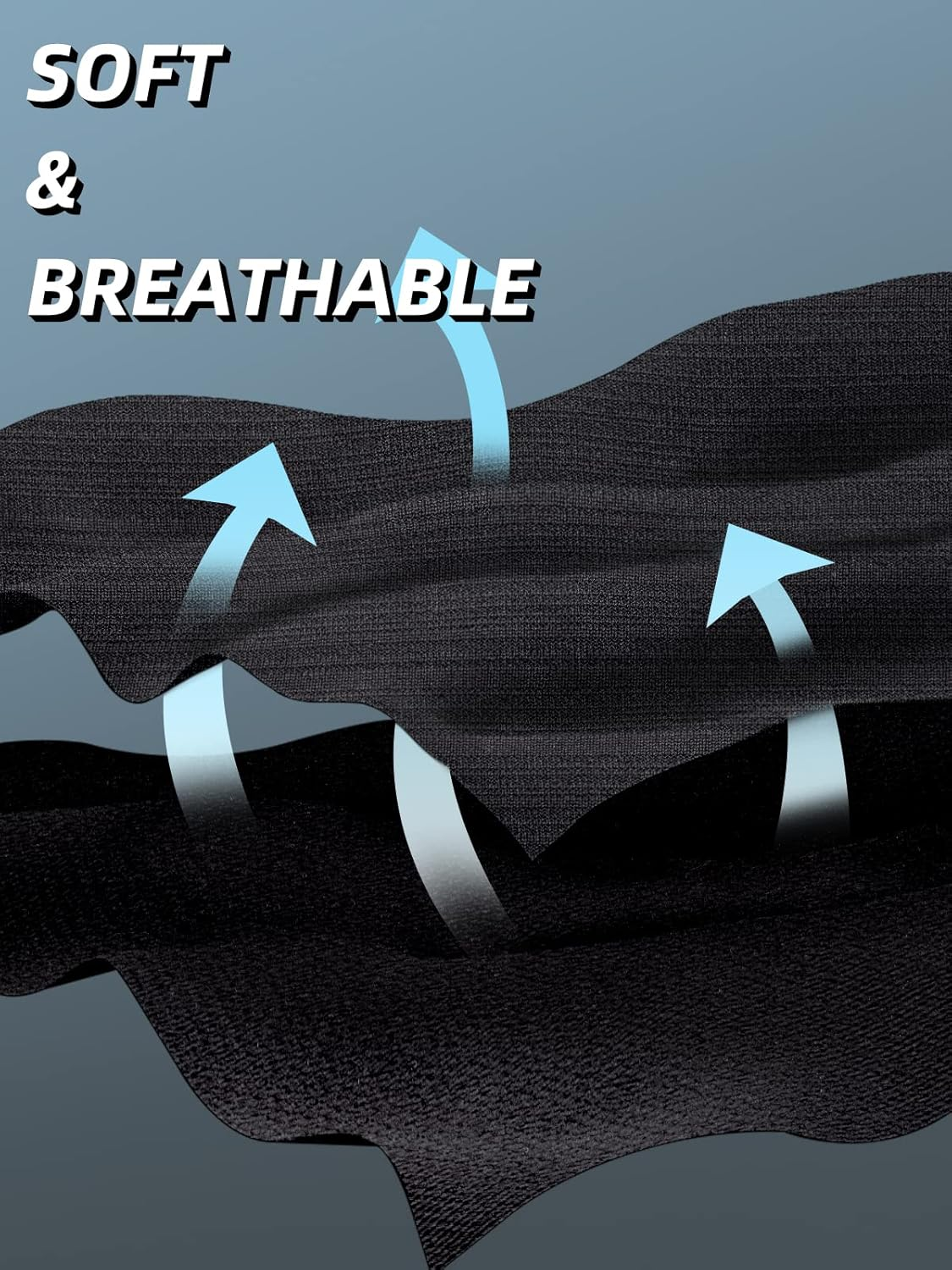 ROCKBROS Balaclava Face Mask, Thin Balaclava Face Mask Summer Cooling Neck Gaiter, UV Protector Breathable Helmet Liner Fits Glasses for Motorcycle Bicycle Black, Black image number 6