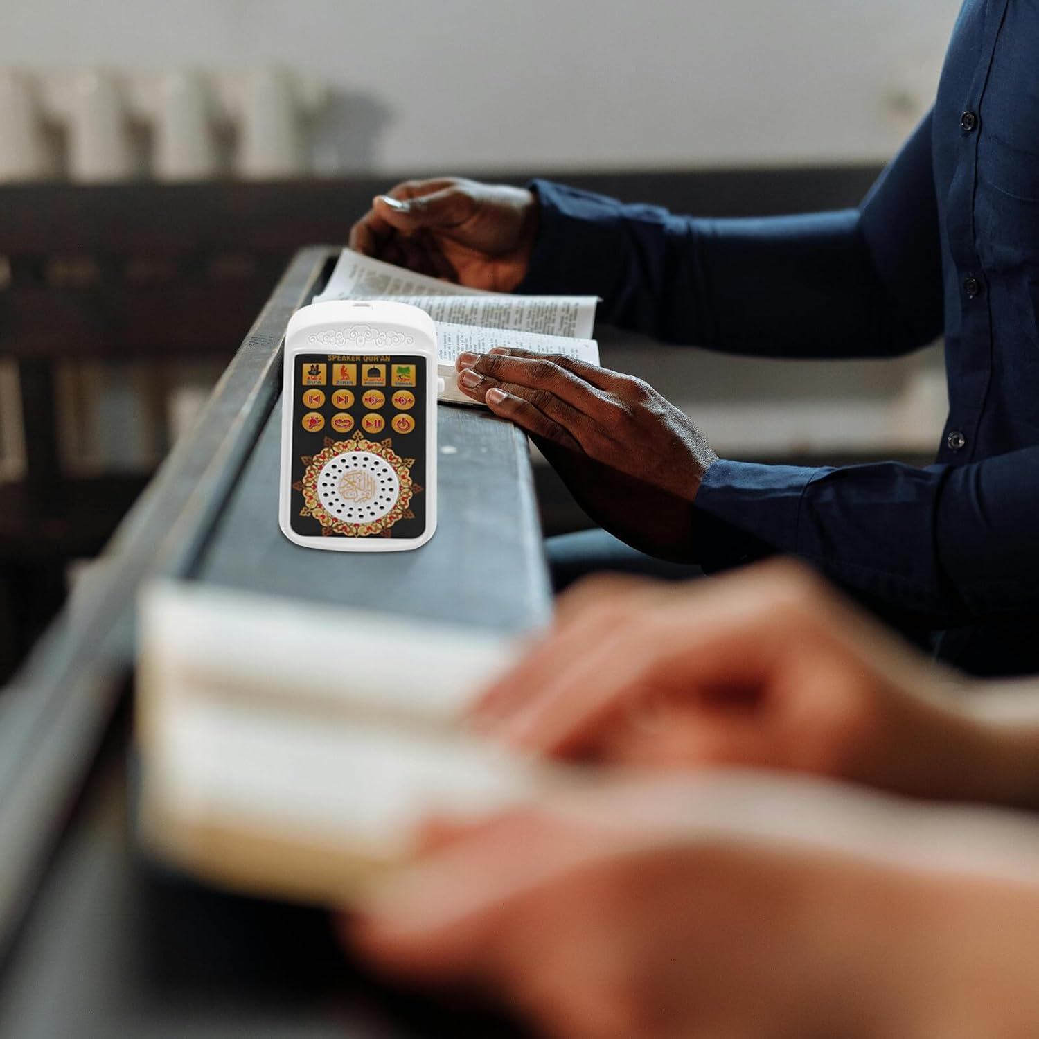 Veemoon Portable Quran Speaker Player Lightweight for Home Office Travel Ramadan Islamic Prayer Recitation image number 6