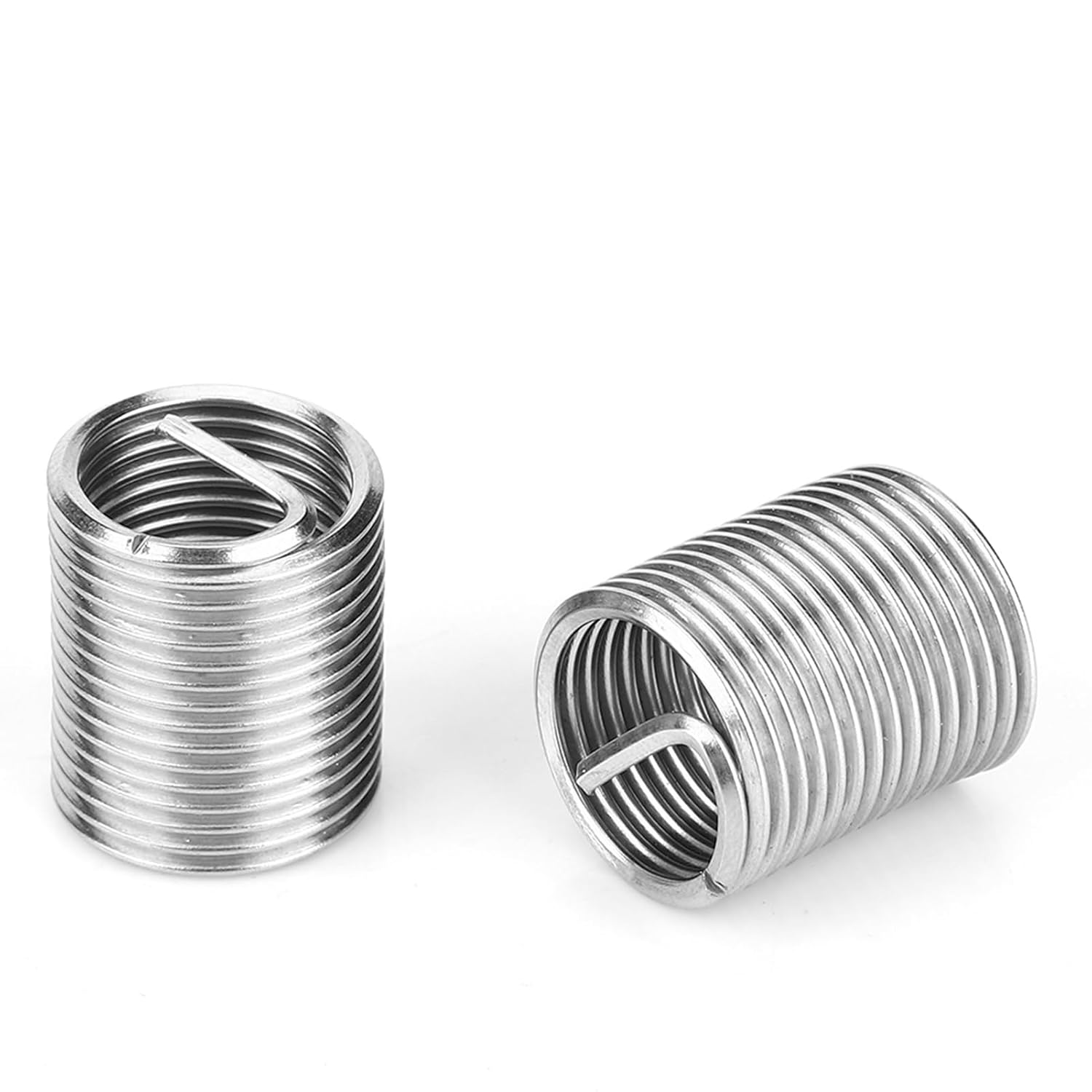 Thread Repair Tool Kit M14X1.5 15 Pcs Stainless Steel Female Thread Inserts, for Threaded Hole, Repair of Automotive Parts, Air Separation Equipment, Radiators image number 5