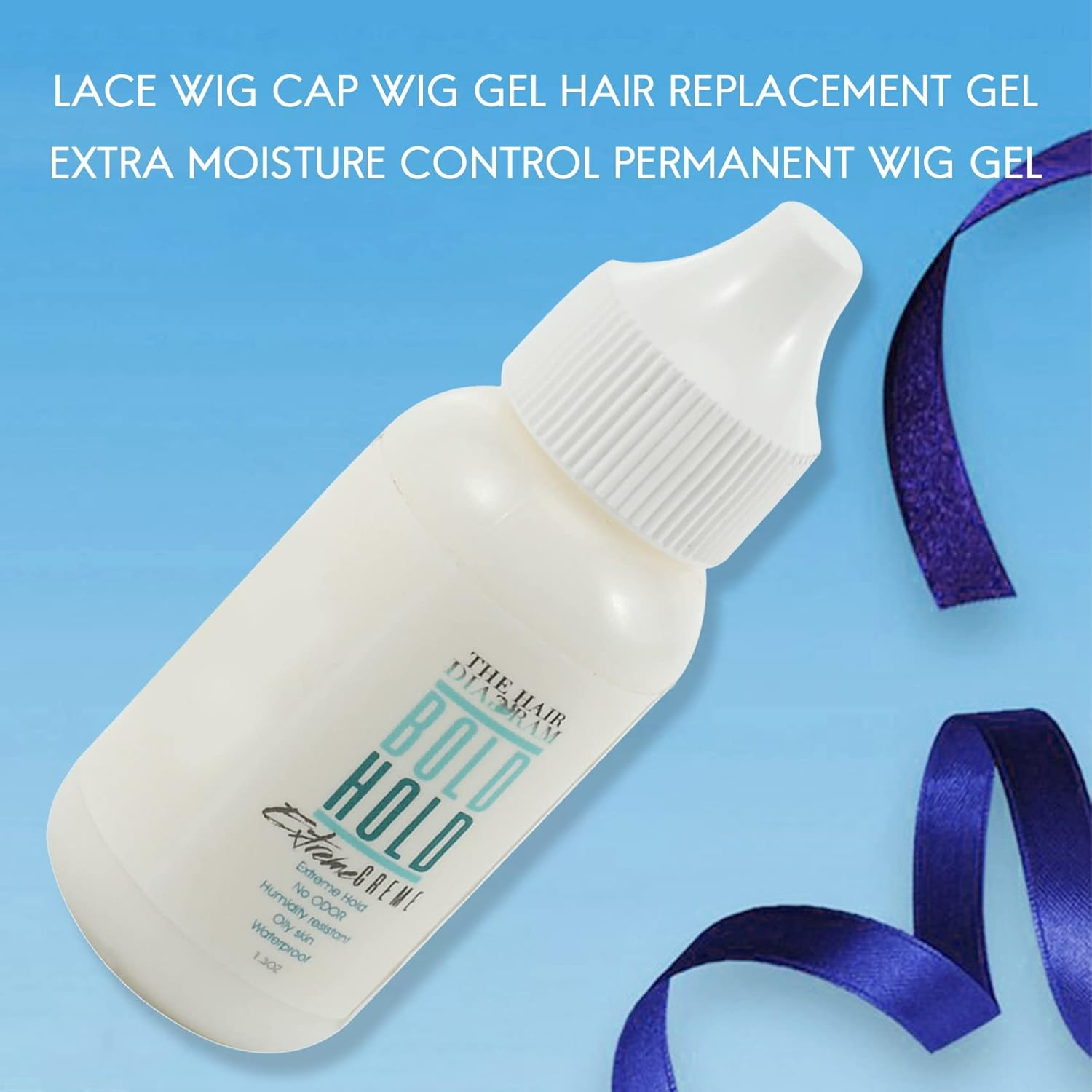 Lace Wig Cap Toupee Adhesive Glue Hair Replacement Adhesive Extra Moisture Control Lasting Wig Glue for Wigs 38ML image number 1