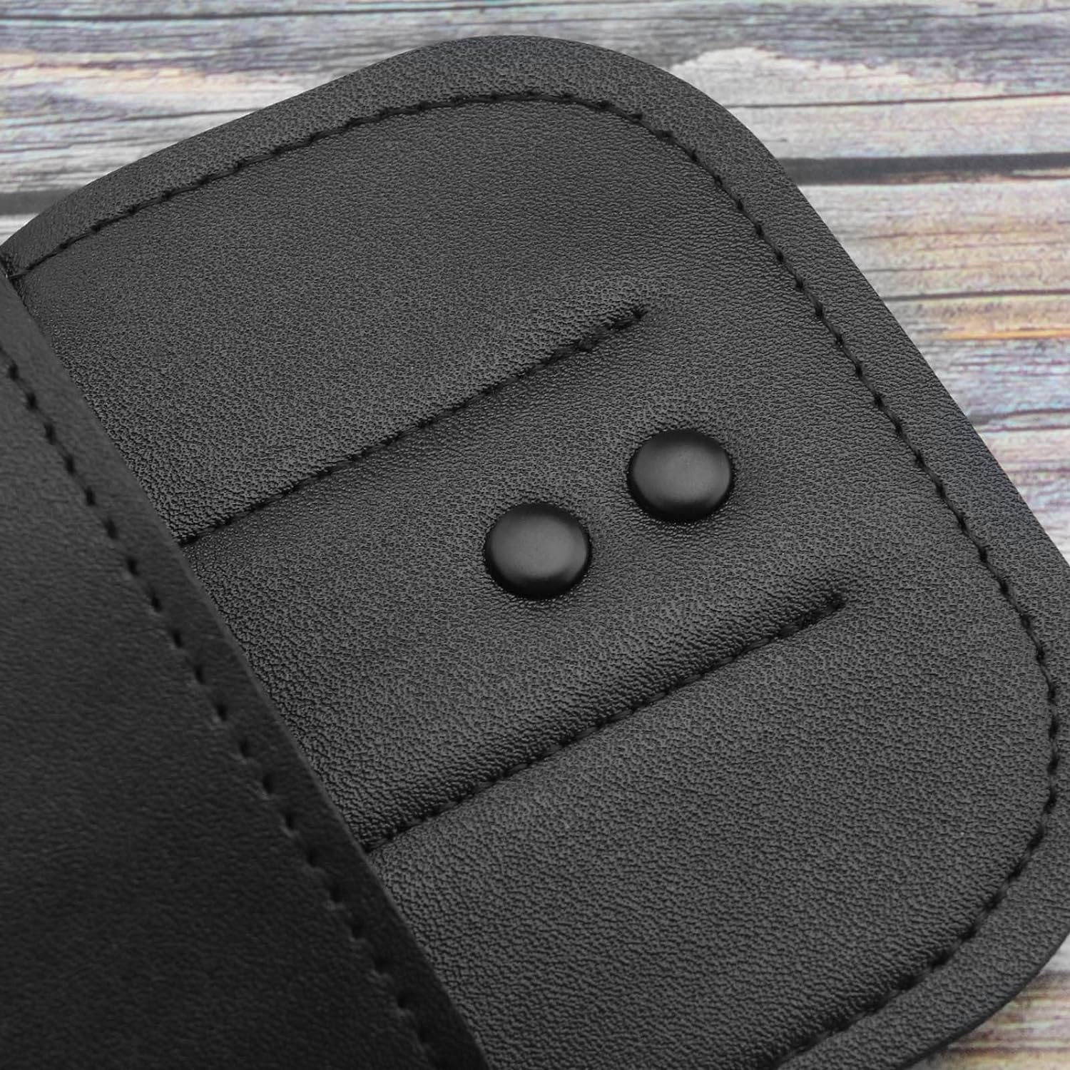 Garden Pruner Sheath Garden Pruner Protective Case PU Leather Holster Protective Cover Scabbard for Gardening Tools Plier Scissors Black image number 2