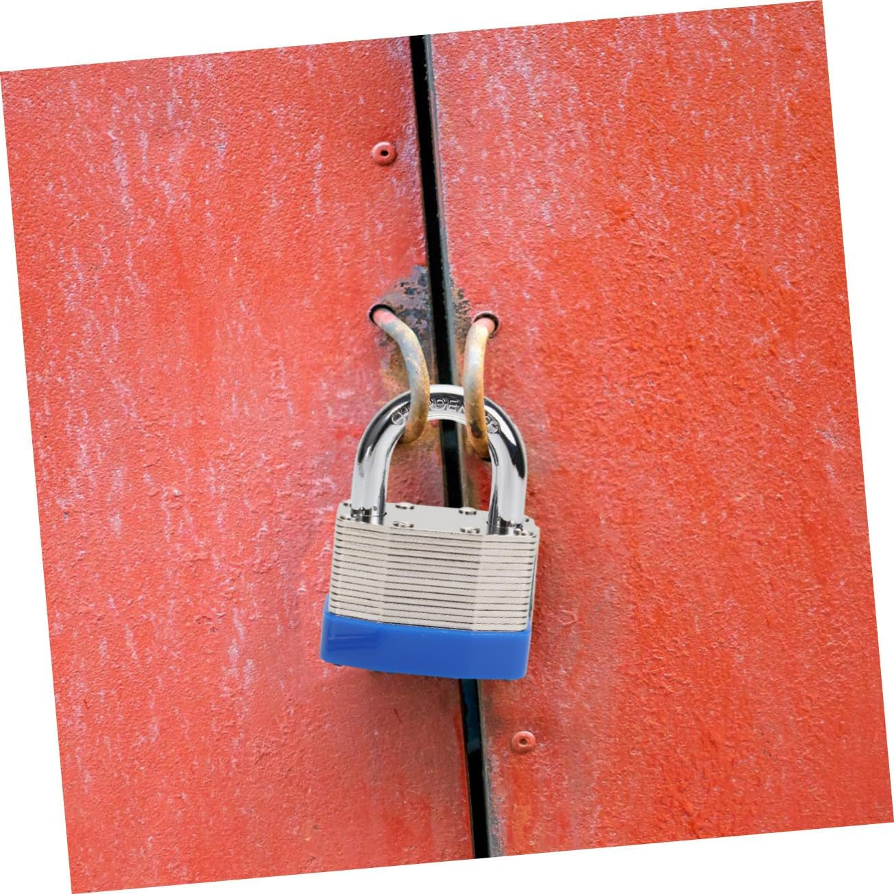 EXHUMKY Password Lock Suitcase Padlock for Traveling Household Door Security with Four-Digit Combination Resettable Waterproof Design for Luggage, Suitcases, Gym, Garage