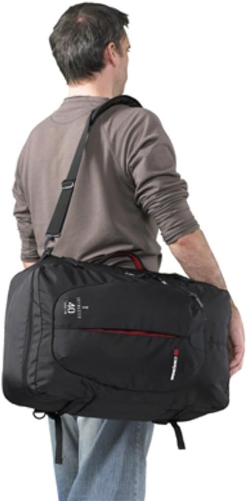 CARIBEE Sky Master 40 Carry-On (Black) image number 2