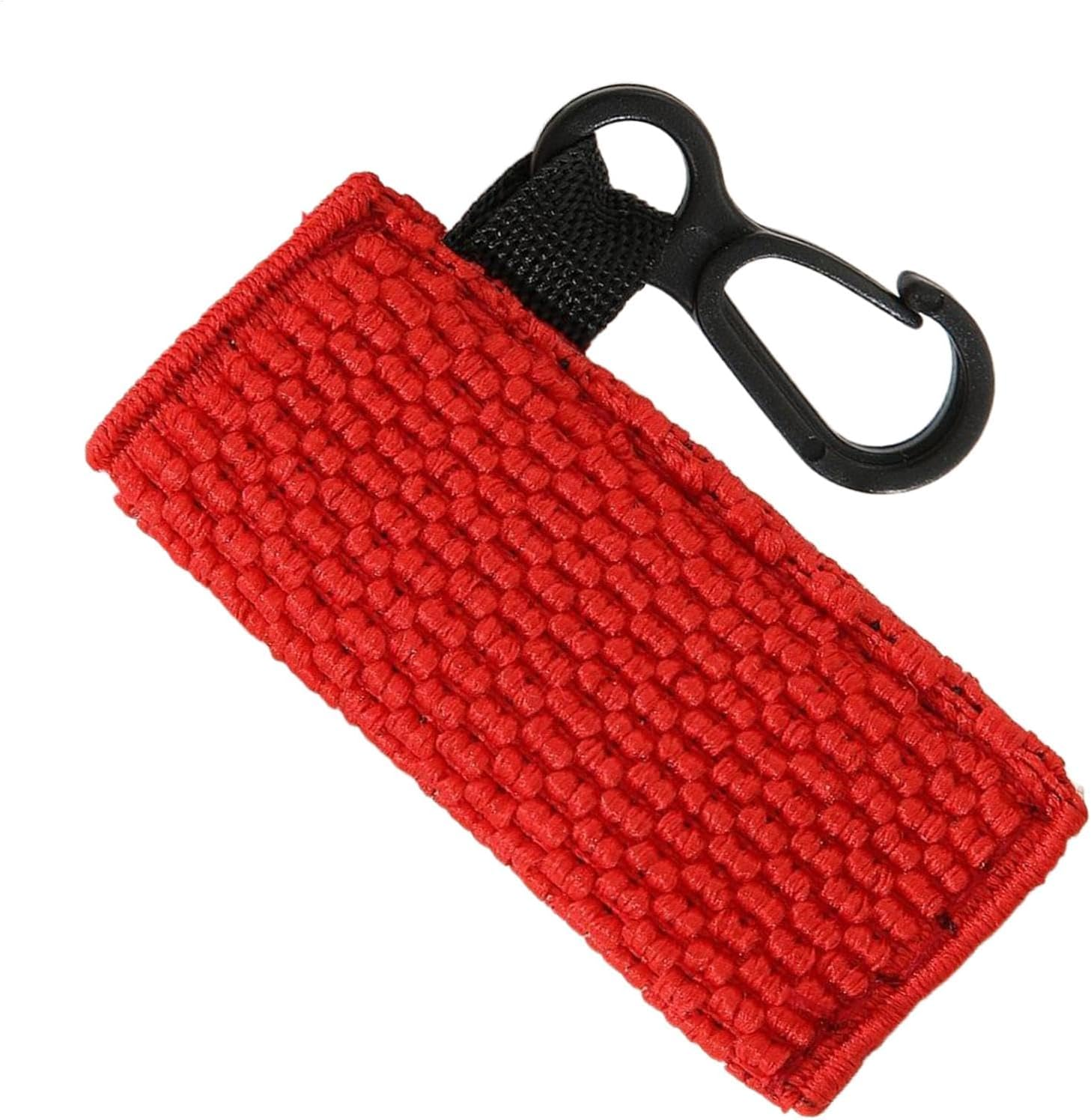 Lipstick Holder Keychain | Lip Glaze Pouch Keyring for Women,Lipstick Holder Keyring Lip Balm Holder Keyring for Home, Traveling or Outdoors - Red image number 2