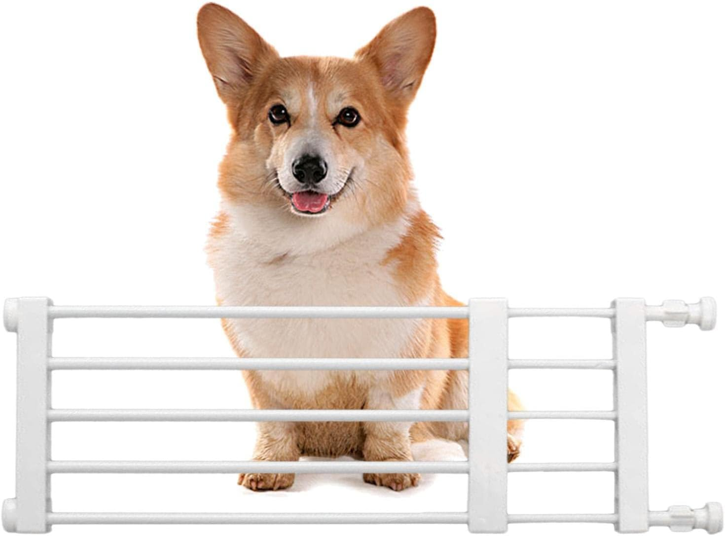 Geugecy Gates for Dogs Indoor, Short Dog Gate, Pet Safety Gate, Easy Installation Gate, Low Safety Retractable Gate for Puppies and Pets, Retractable Wide Child Safety Low Pet Gates image number 2
