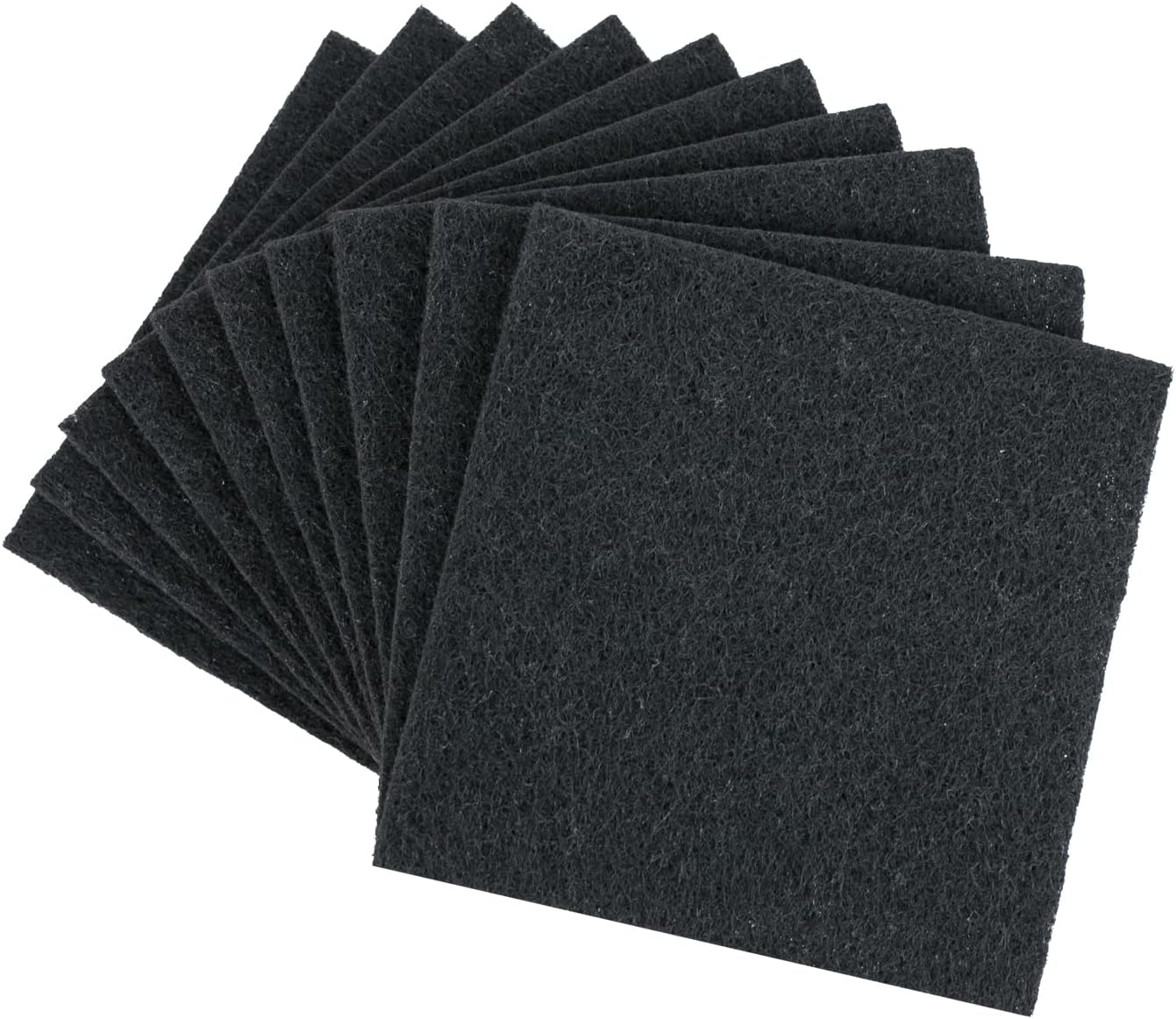 HMF 3789 Activated Carbon Filter for Compost Bin and Cat Litter Tray | Pack of 10 | 125 Mm image number 1