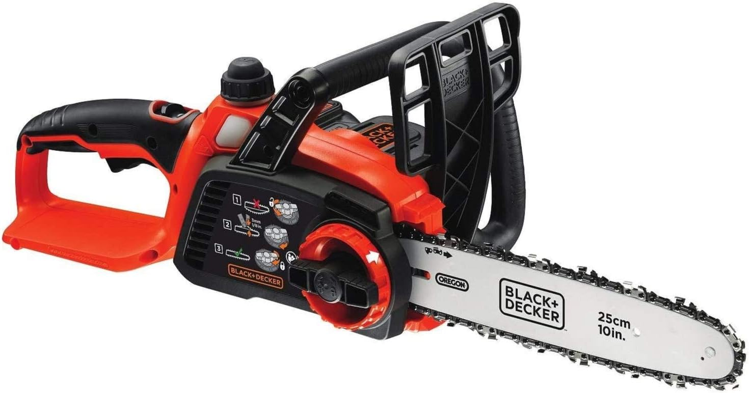 BLACK+DECKER 18V Lithium-Ion 25Cm Chainsaw Kit 2.0Ah image number 6