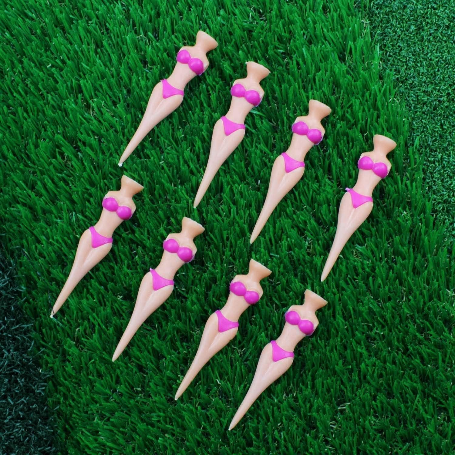 Golf Tees 3" Nude Woman Plastic Golf Tees, Golf Sexy Girl Lady Tees Fun Holder Divot Home Golf Training image number 3
