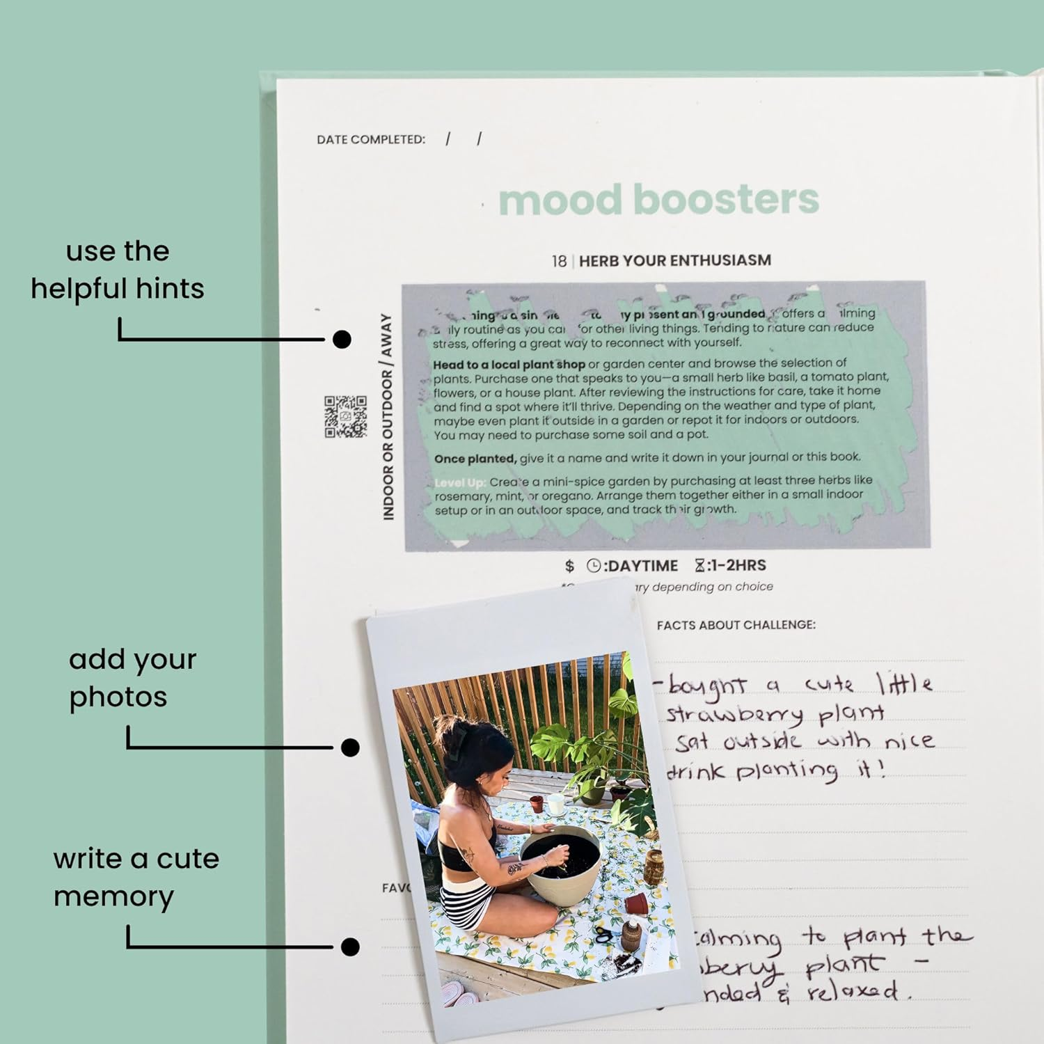 Solo Edition &ndash; 30 Scratch-Off Self-Discovery Adventures | Self-Care & Mindfulness Book for Adults | Personal Growth, Gratitude Journal, & Breakup Recovery Gift image number 5