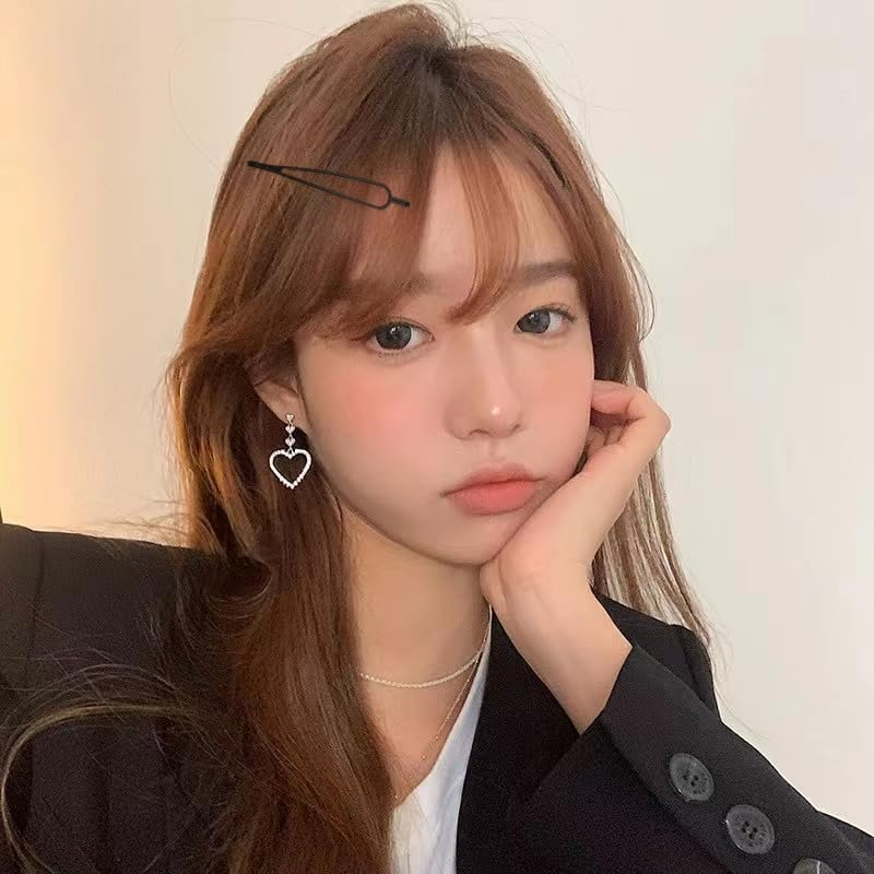 Hair Barrettes for Women Bangs Clip Black Vintage Hair Pins for Buns Updos for Thick Thin Length Hair Clips for Short Hair Bobby Pins Decorative Hair Accessories for Braids Clips 12Pcs image number 1