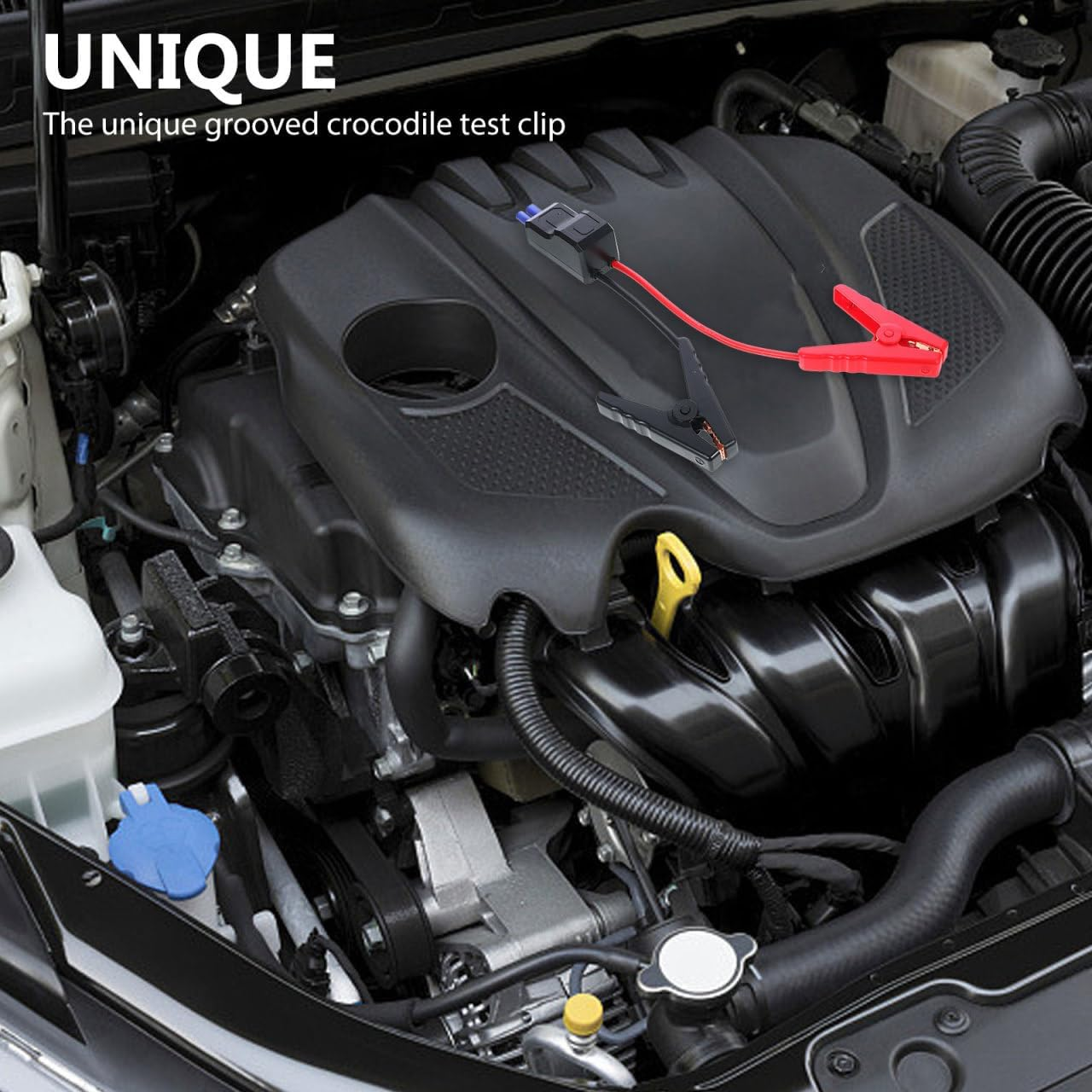 Gatuida Jump Starter Cable Replacement Jumper Cable Clamp 10Mm Battery Clamp for Car image number 2