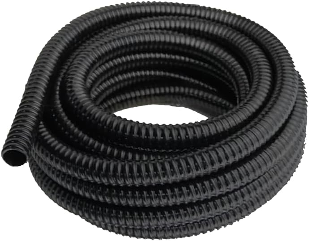 Poolzilla 20&rsquo; FT Corrugated Pond Hose - 1&rsquo;&rsquo; Inch ID, Flexible Reinforced Water Tubing for Aquariums, Pool Maintenance, Ponds, Fountains, Gardens, and Other Aquatic Features image number 4