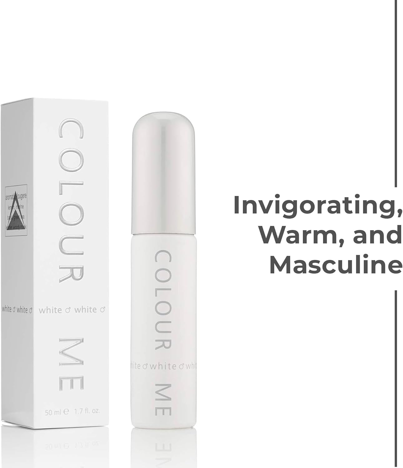 Colour Me White - Fragrance for Men - 50Ml Eau De Parfum, by Milton-Lloyd (Pack of 2) image number 1