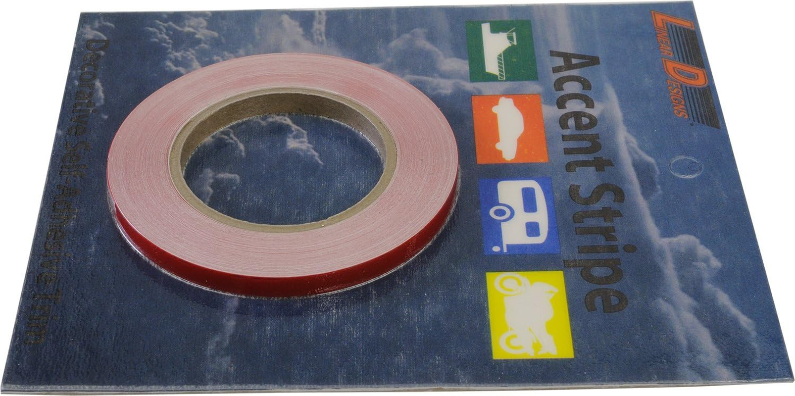 Red Striping Tape 1/4'' X 50'