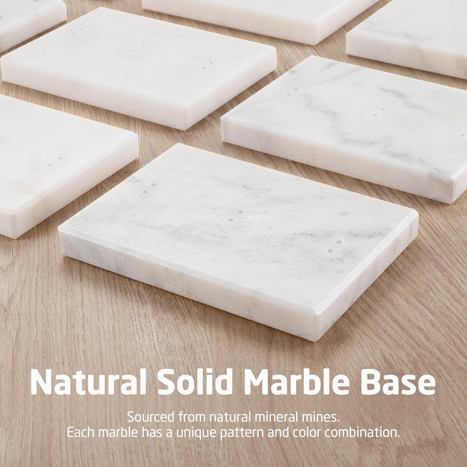 KES Standing Towel Rack 3-Tier with Heavy Marble Base, Free Standing Towel Racks for Bathroom Floor, SUS304 Stainless Steel Brushed Finish, BTH217S3-2 image number 5