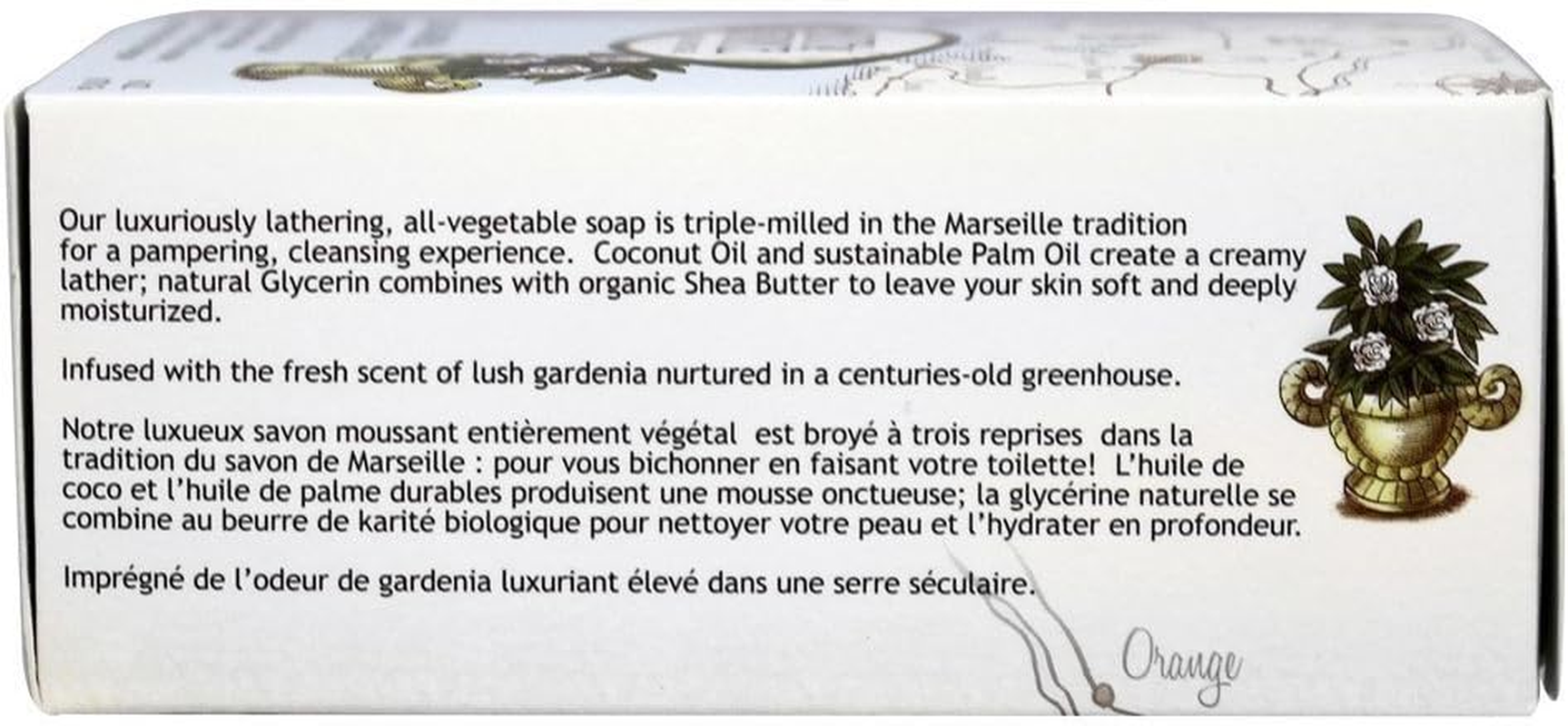 South of France Bar Soap - Lush Gardenia - Full Size - 180Ml image number 2